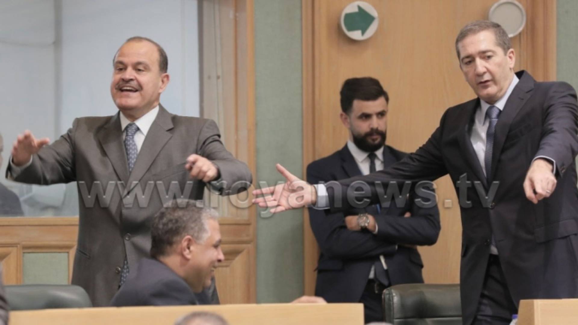 رئيس الوزراء الأسبق العين سمير الرفاعي ووزير الداخلية الاسبق العين حسين المجالي