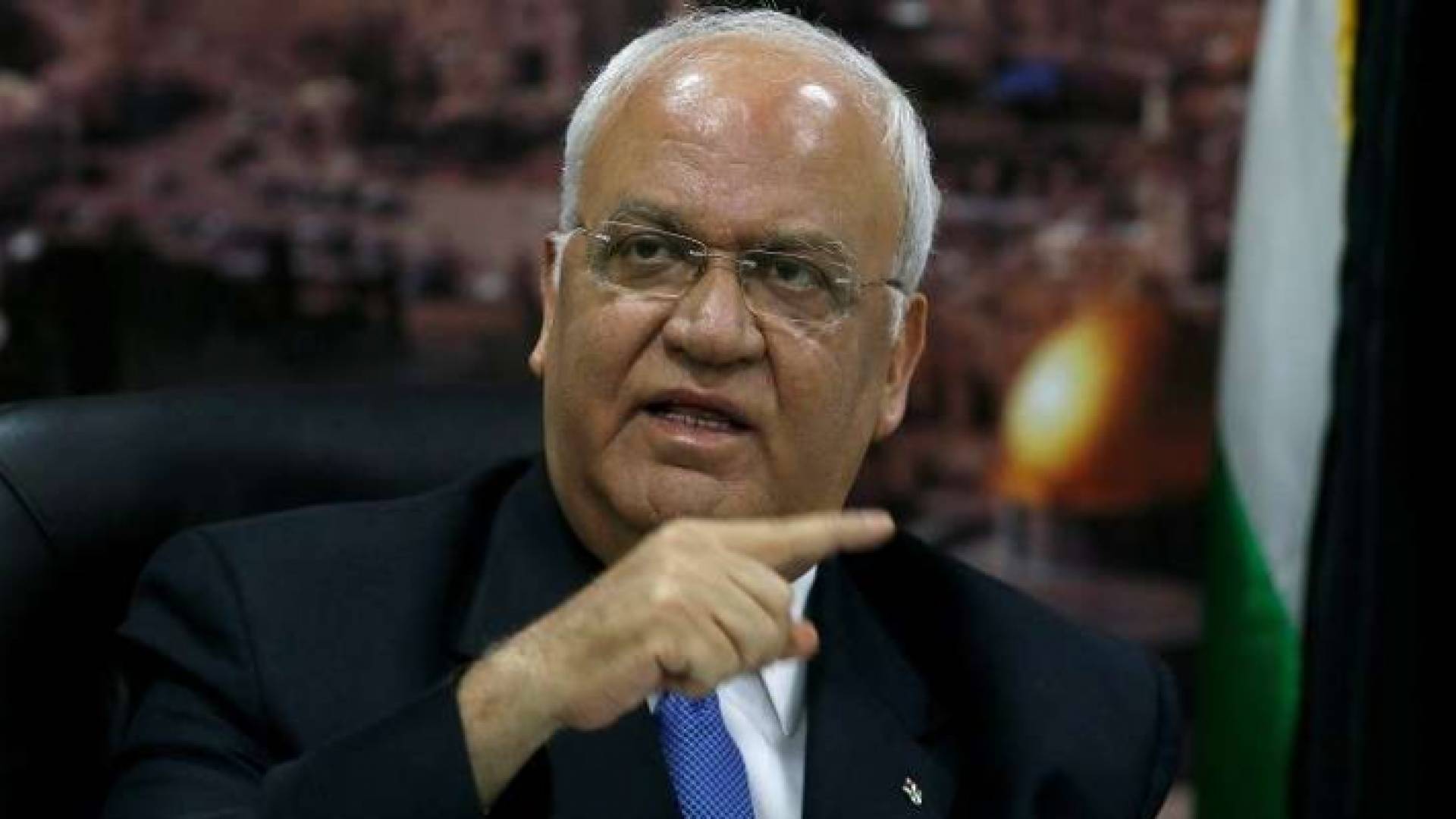 أمين سر اللجنة التنفيذية لمنظمة التحرير الفلسطينية صائب عريقات