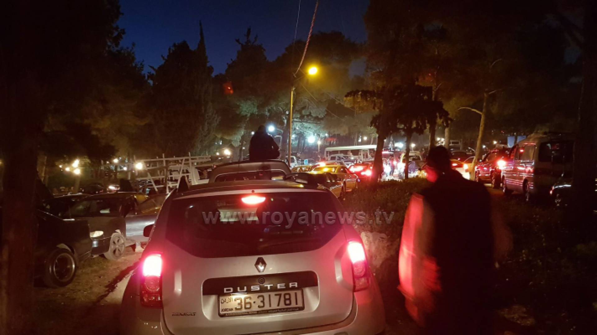 من الازحادمات المرورية بالعاصمة عمان