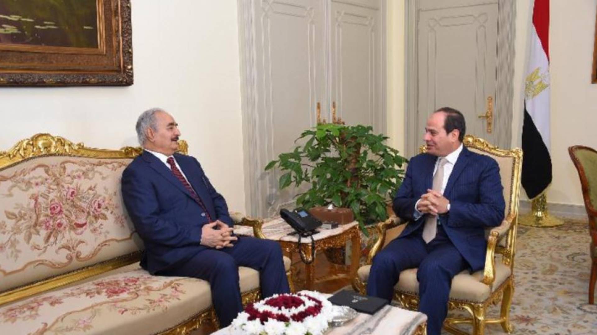 لقاء بين السيسي وحفتر في القاهرة يعود إلى 2017