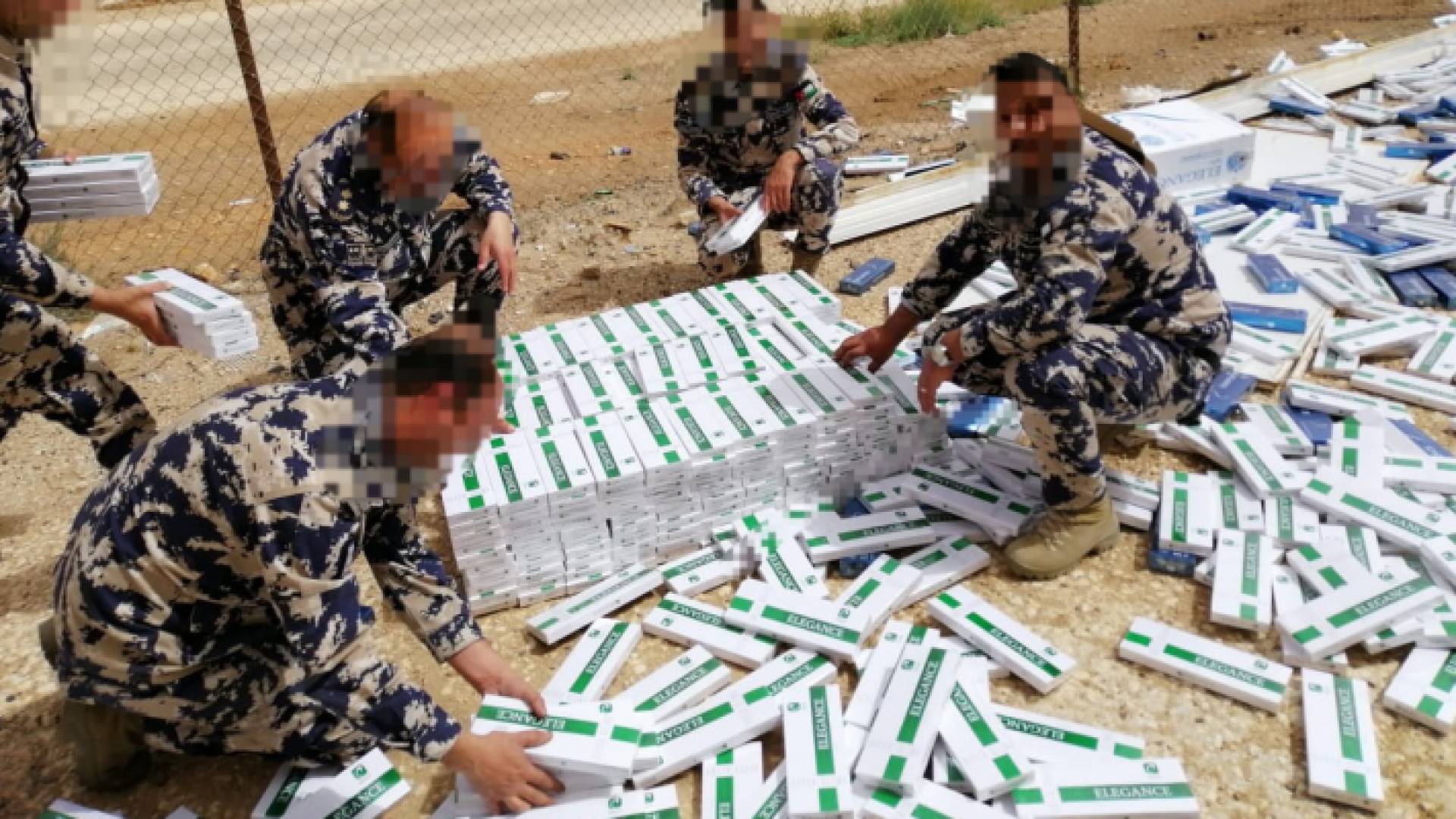 من المضبوطات