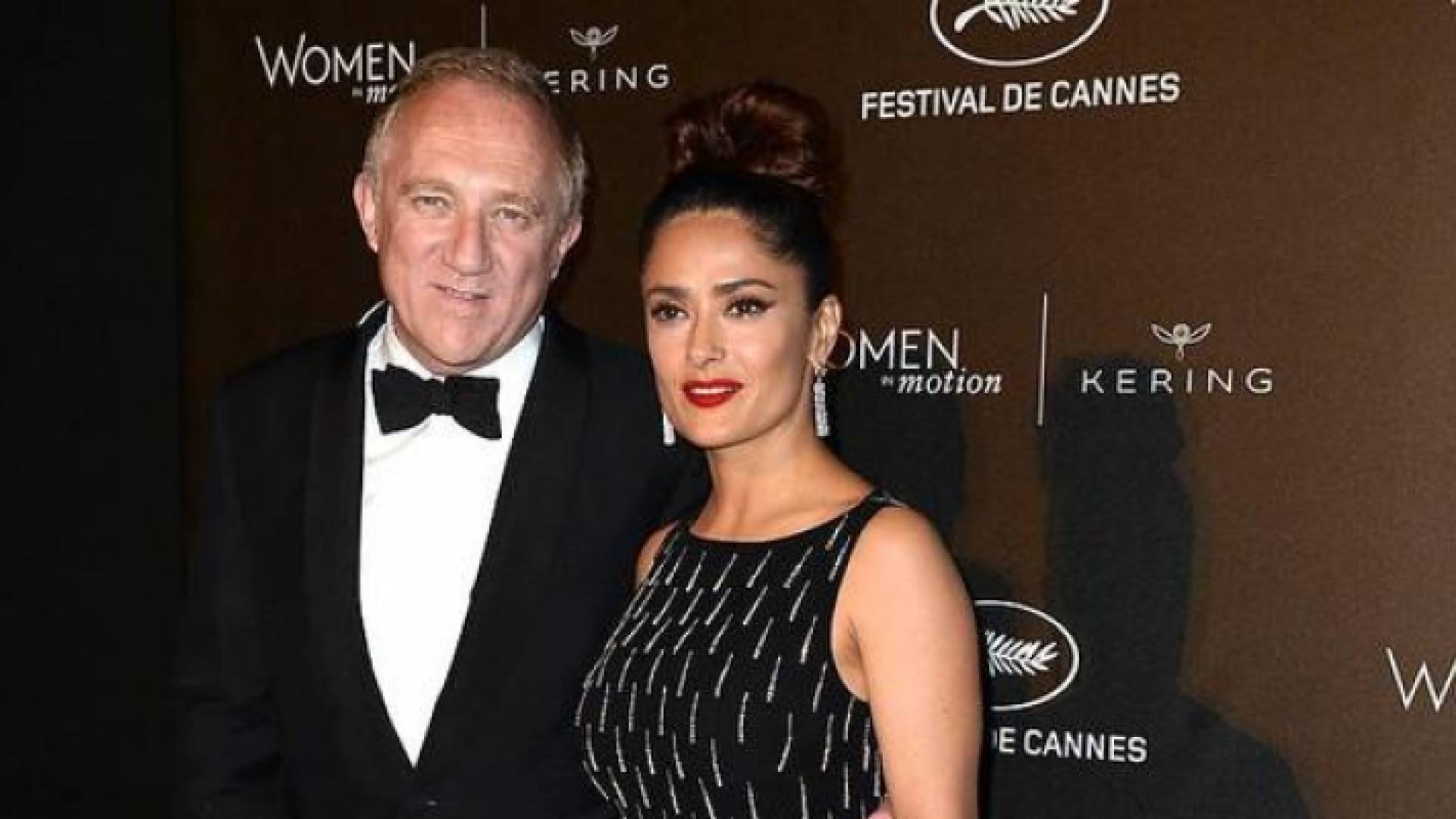 سلمى الحايك وزوجها