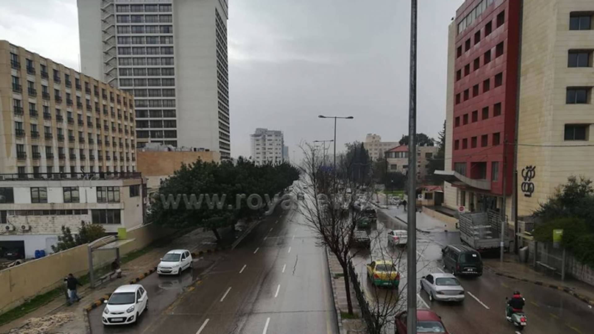 أمطار في العاصمة عمان - أرشيفية