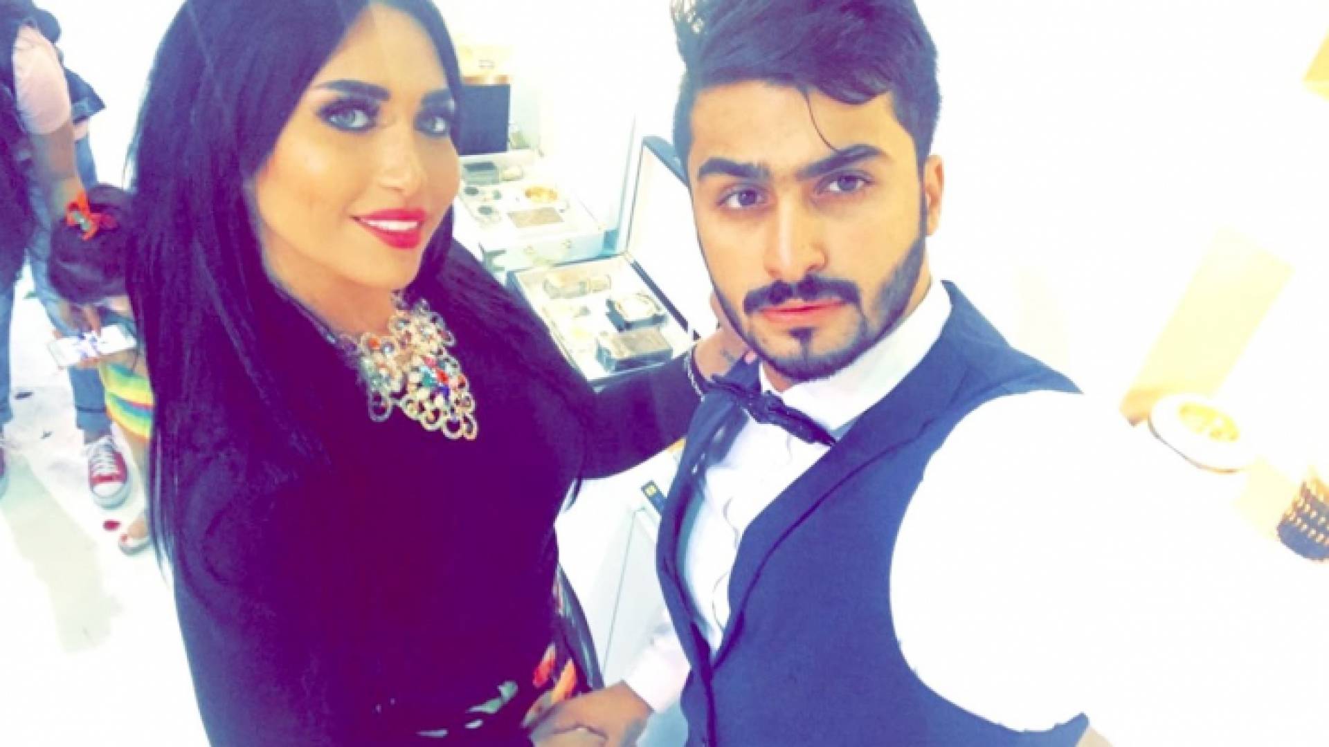 الدكتورة خلود وزوجها الأردني امين