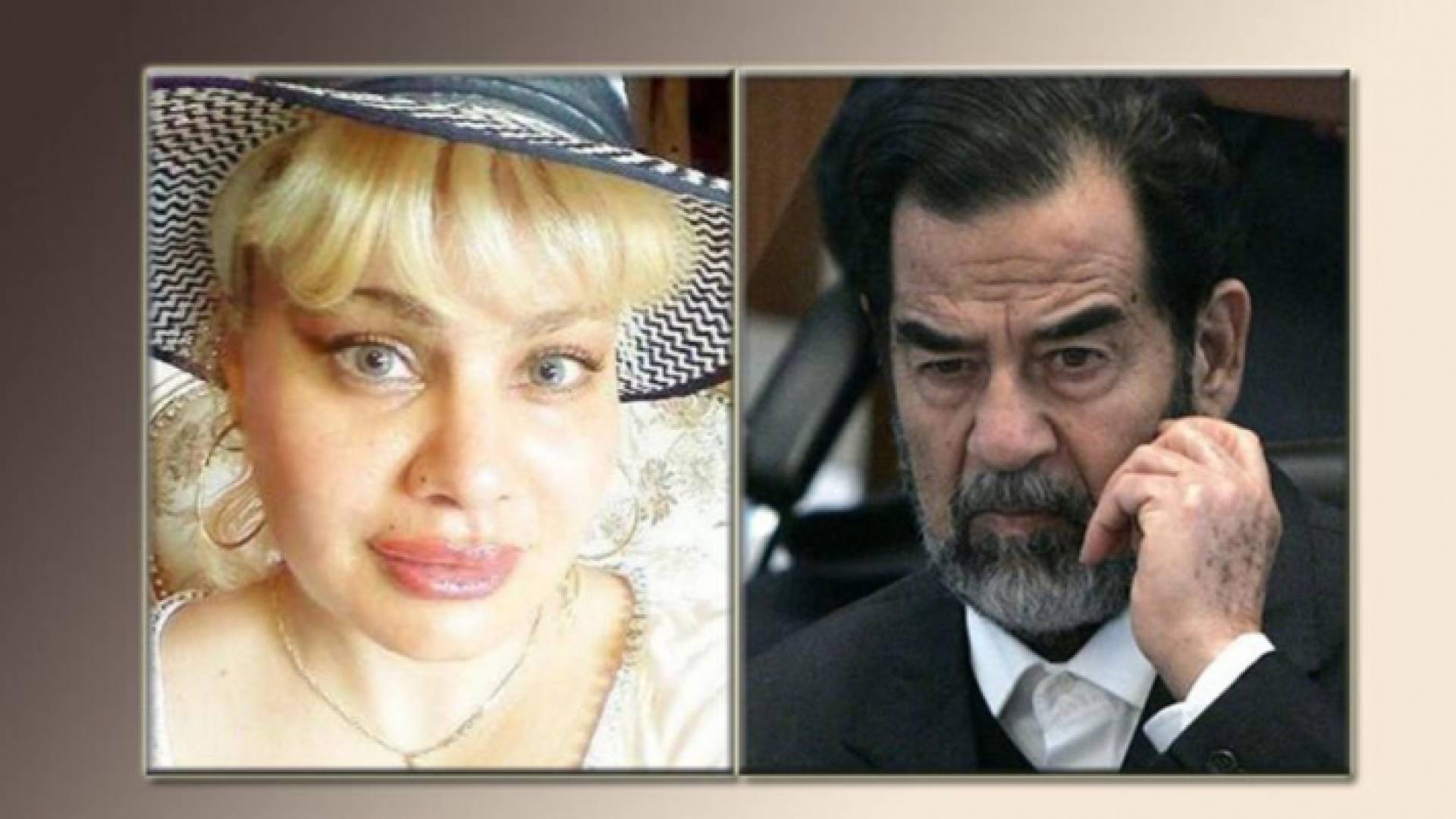 الرئيس الراحل صدام حسين والإبنة المزعومة نانا