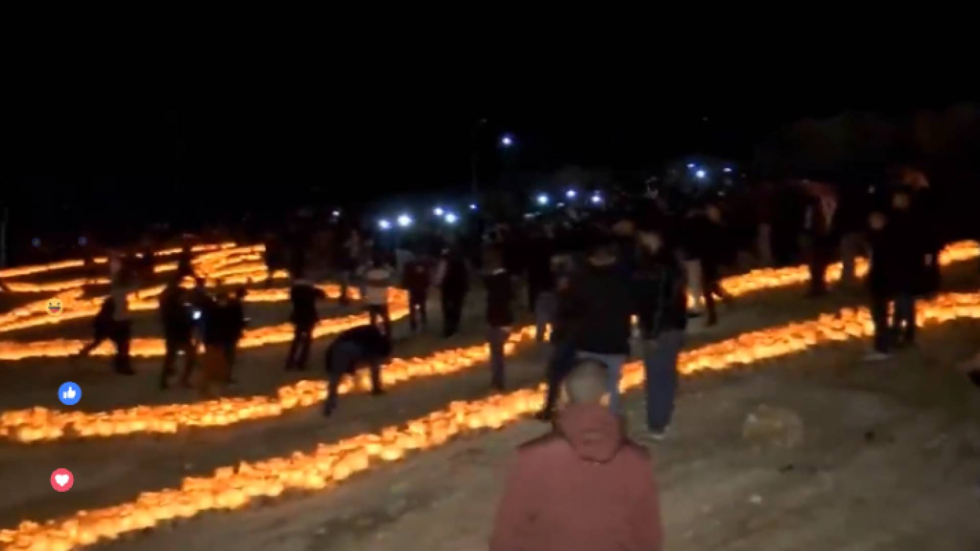 حملة "مروحين على السلط ابيش احلى من السلط" لاضاءة 16 ألف شمعة على "شارع الستين"