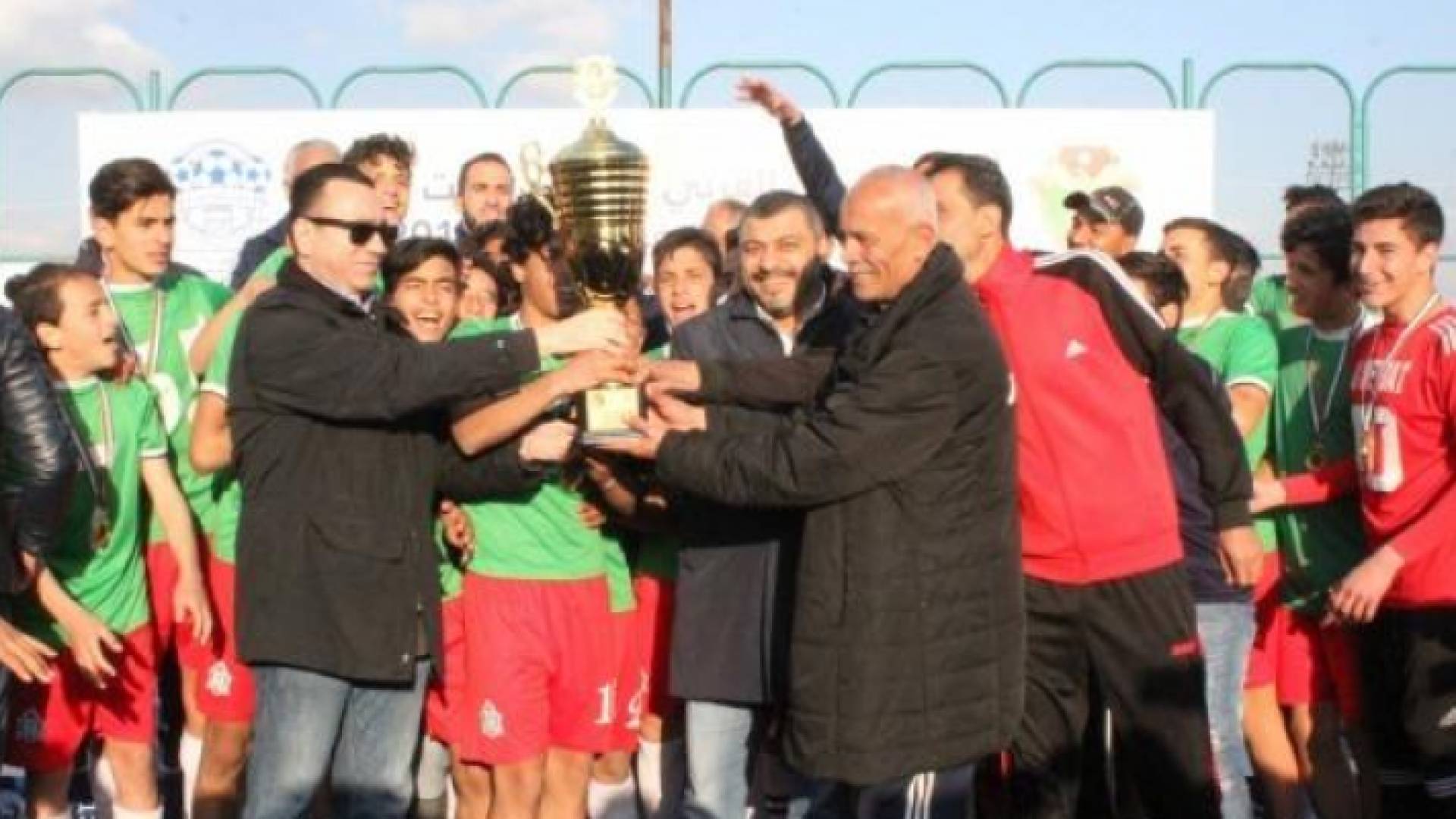 من حفل التتويج