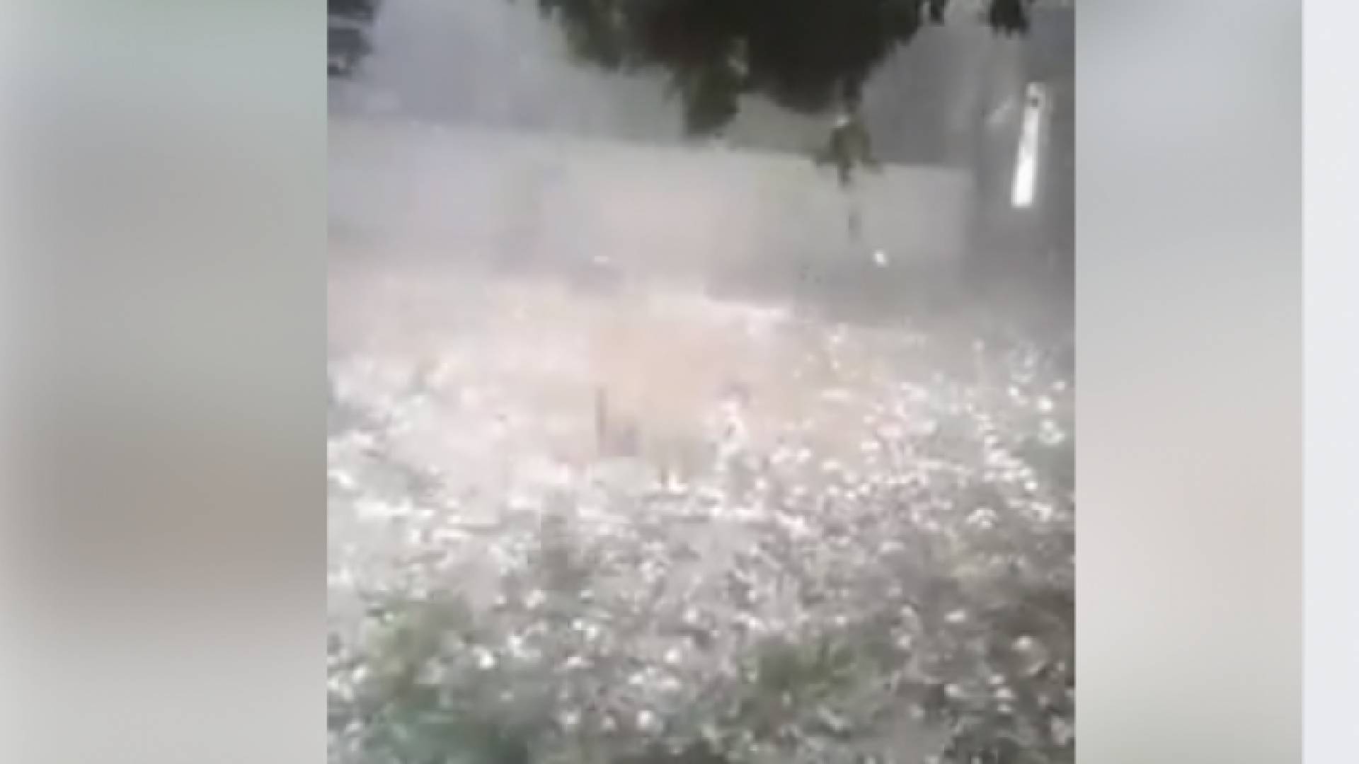 تساقط حبات كبيرة من البرد في لبنان الأحد