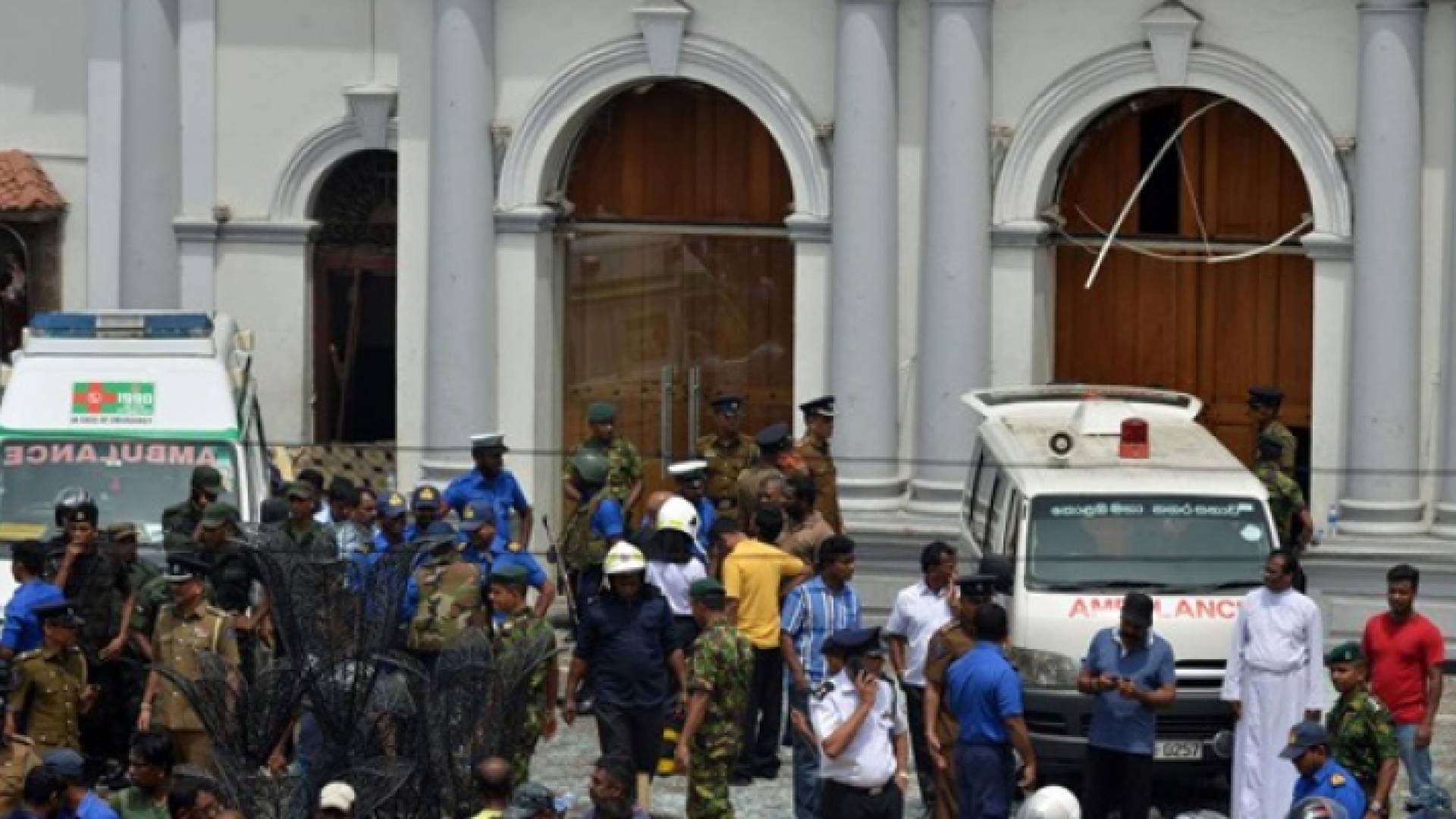 مكان أحد التفجيرات في أحد الفصح - ارشيفية