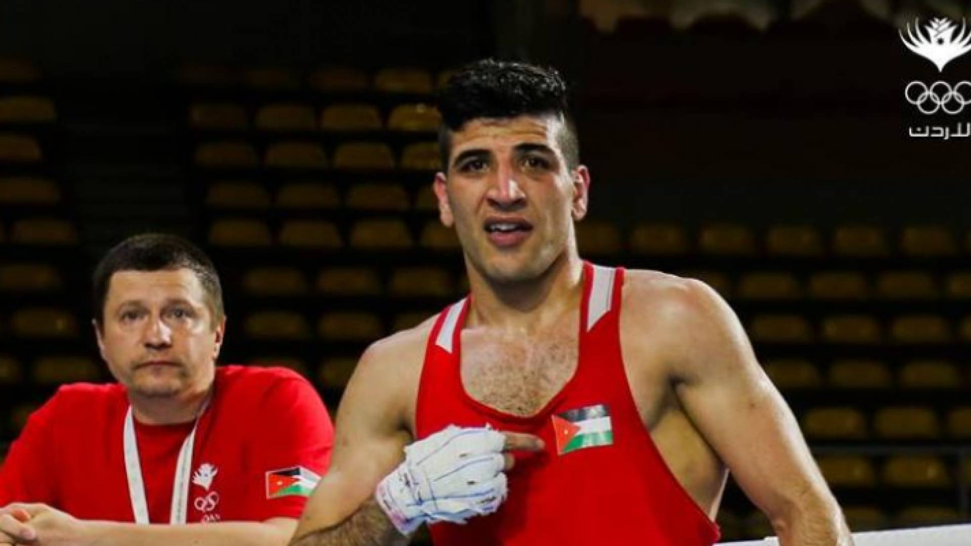 ملاكم المنتخب الوطني عبادة الكسبة