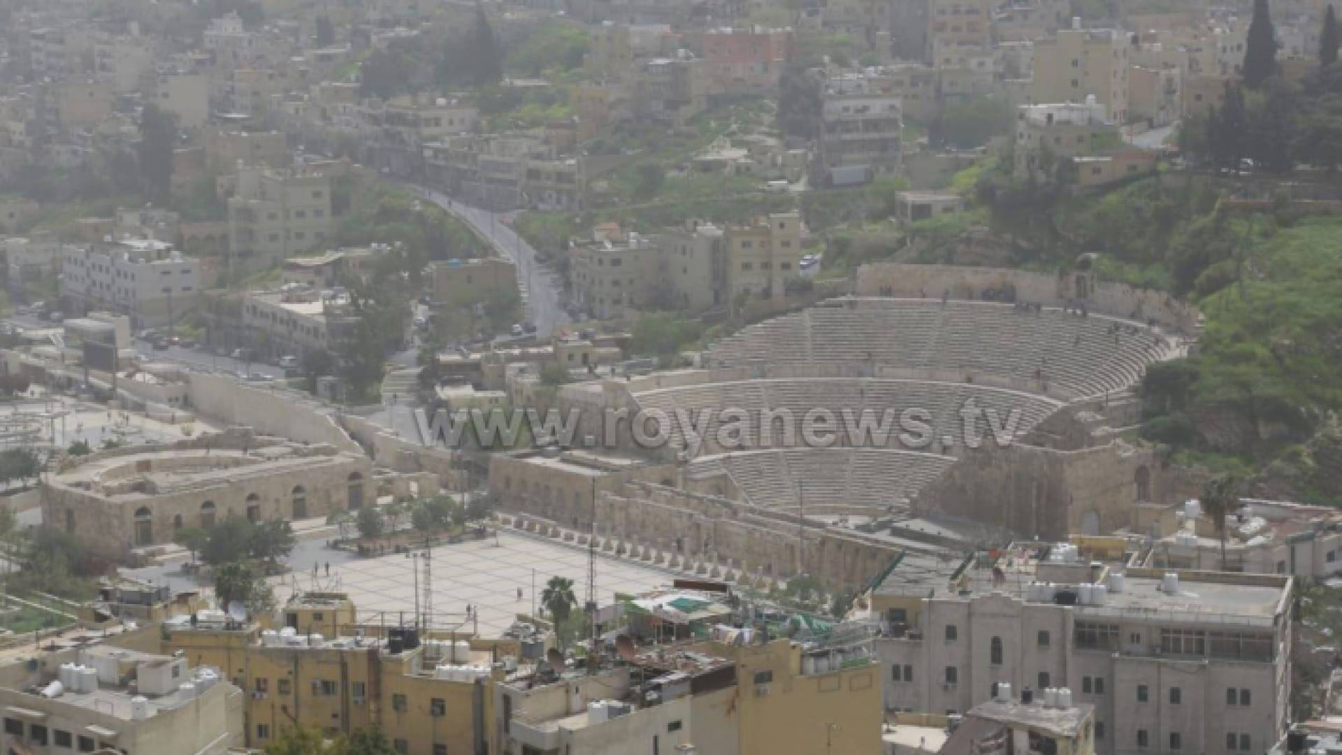 المدرج الروماني خلال المنخفض الاخير