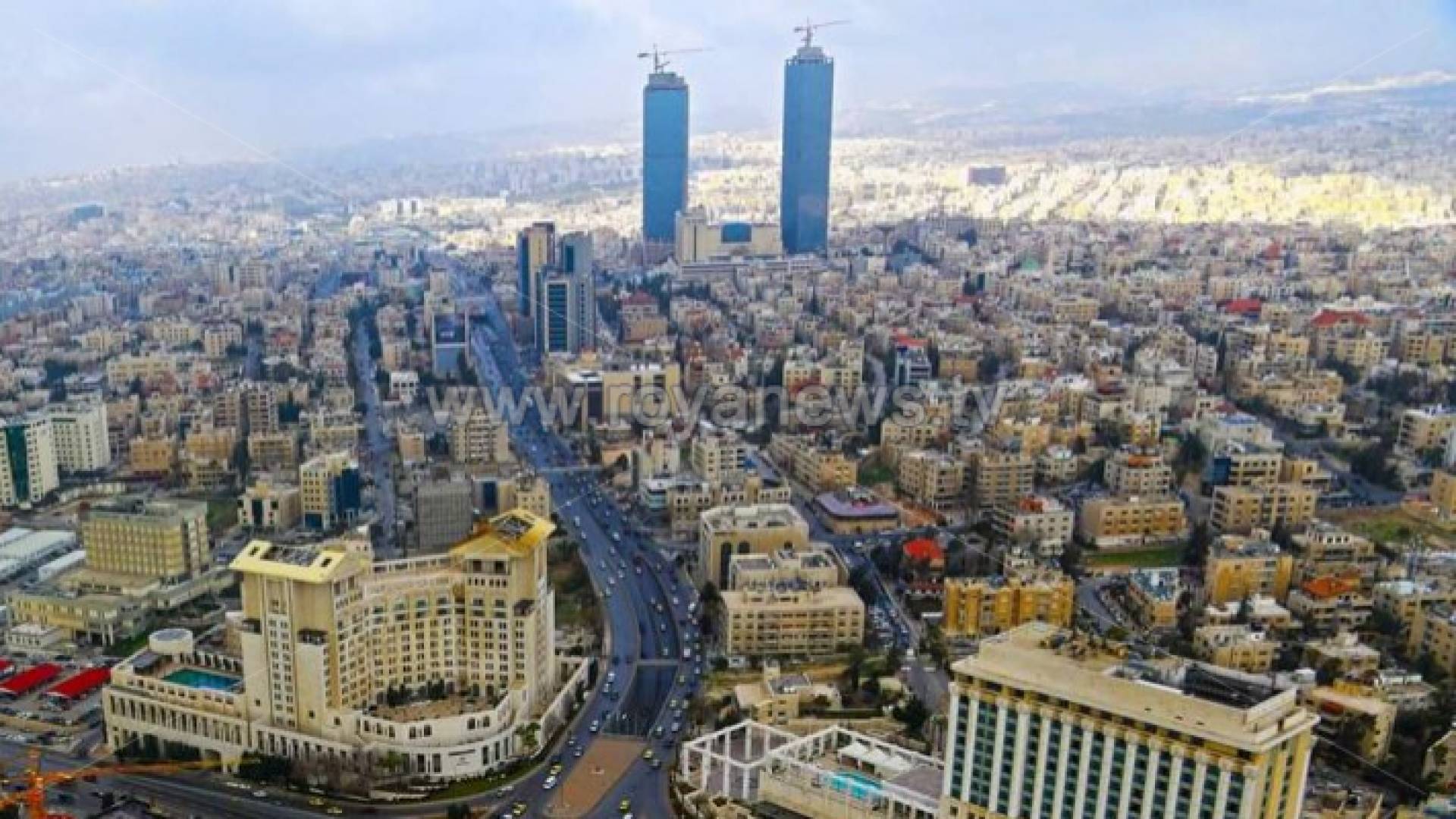 صورة عامة للعاصمة عمان