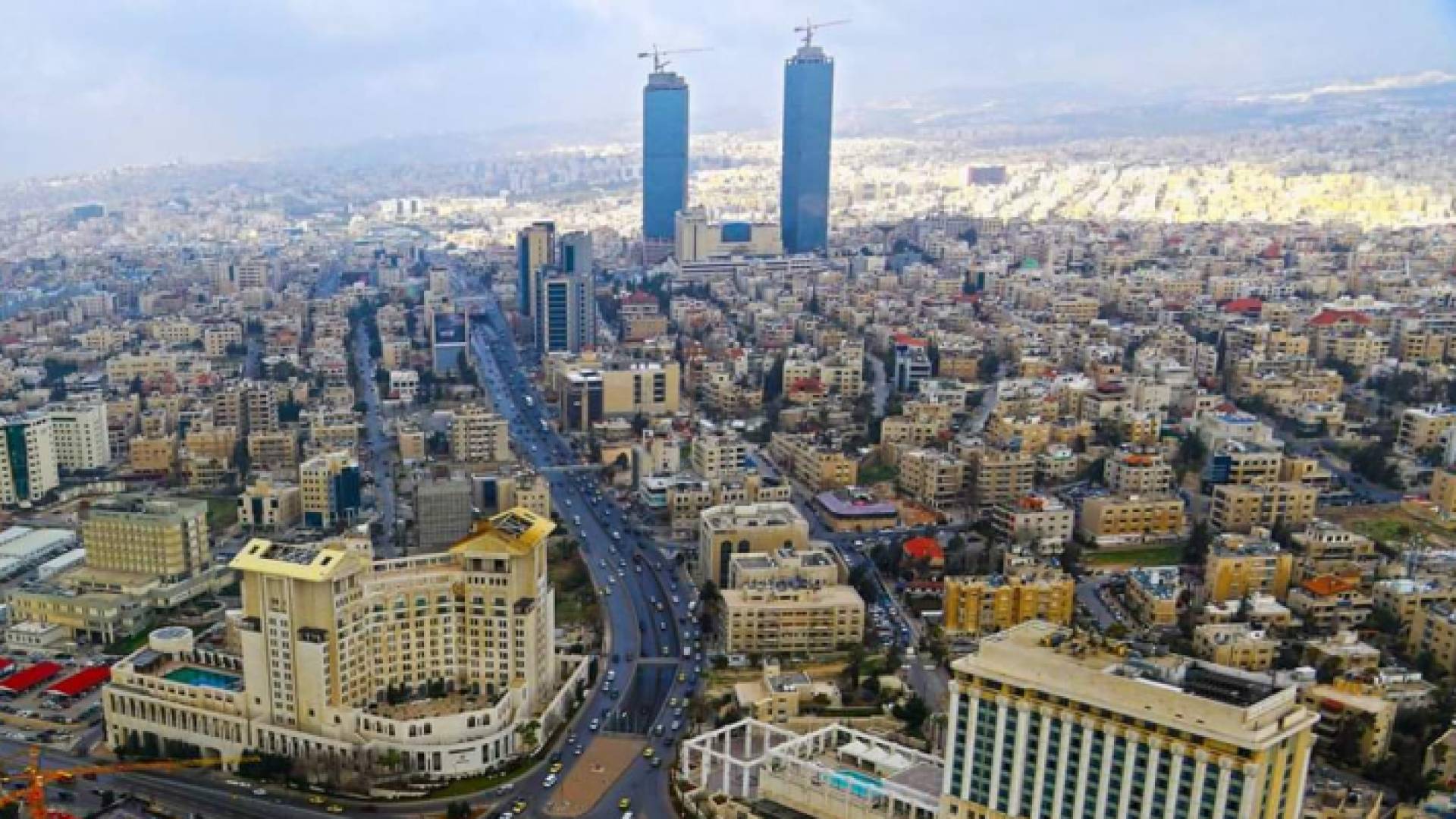 صورة عامة للعاصمة عمان