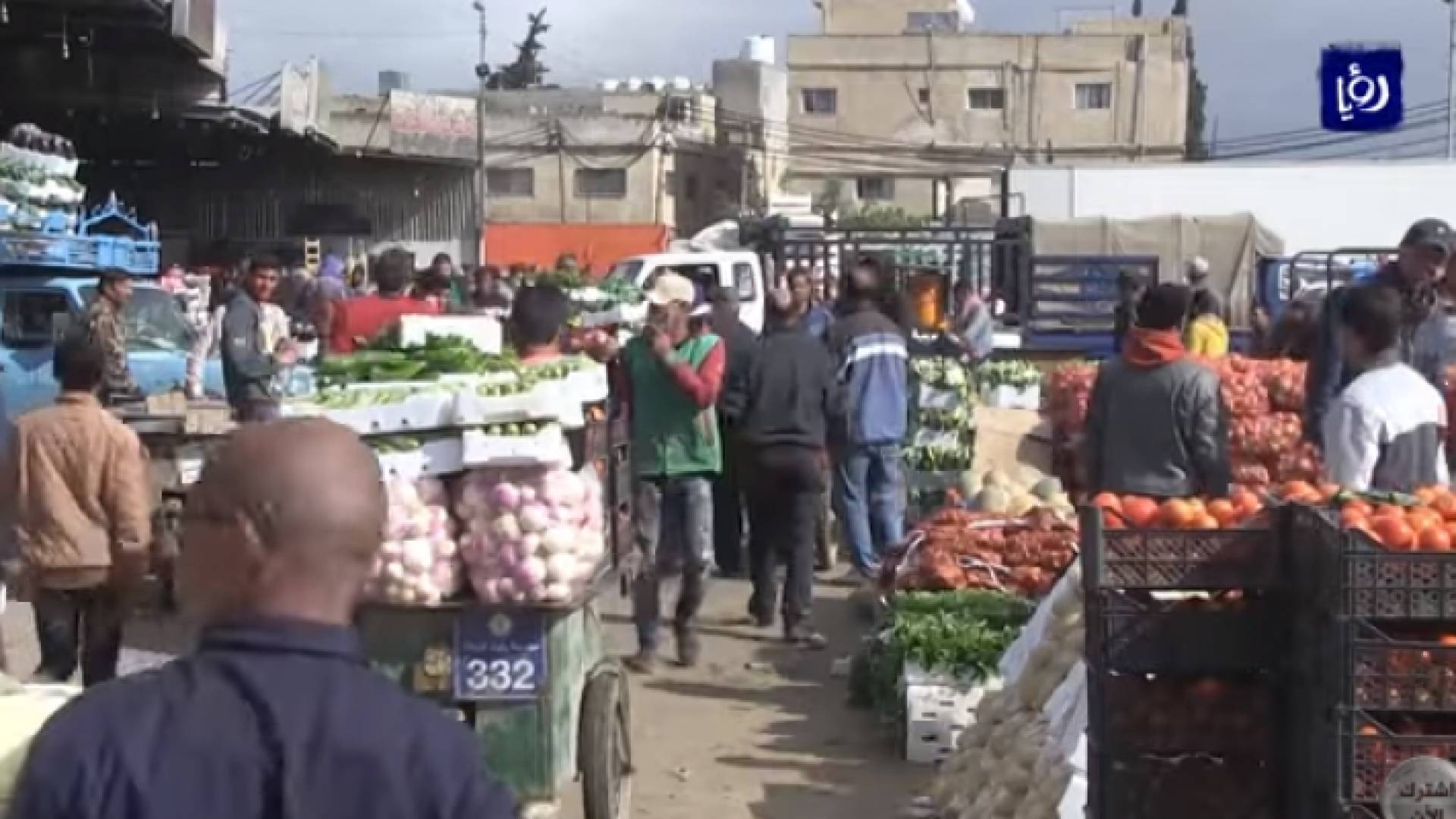 سوق الخضار المركزي في إربد
