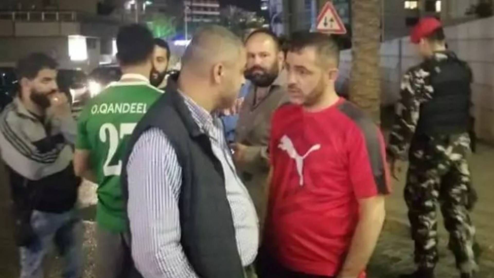 صورة من امام مقر إقامة الوحدات في بيروت وسط تواجد أمني مكثف