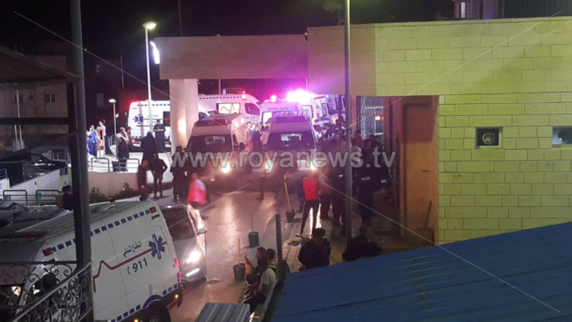 من امام مستشفى الأميرة بسمة