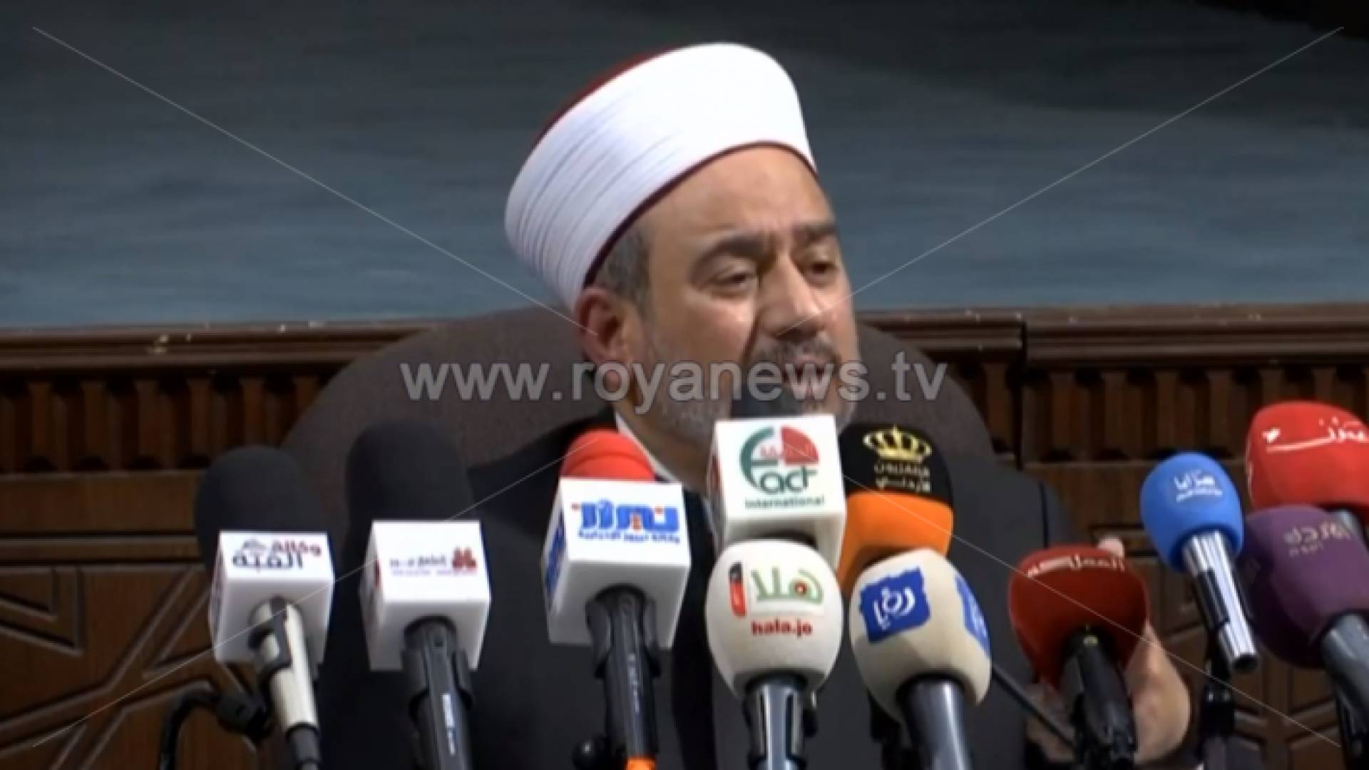 جانب من المؤتمر الصحفي