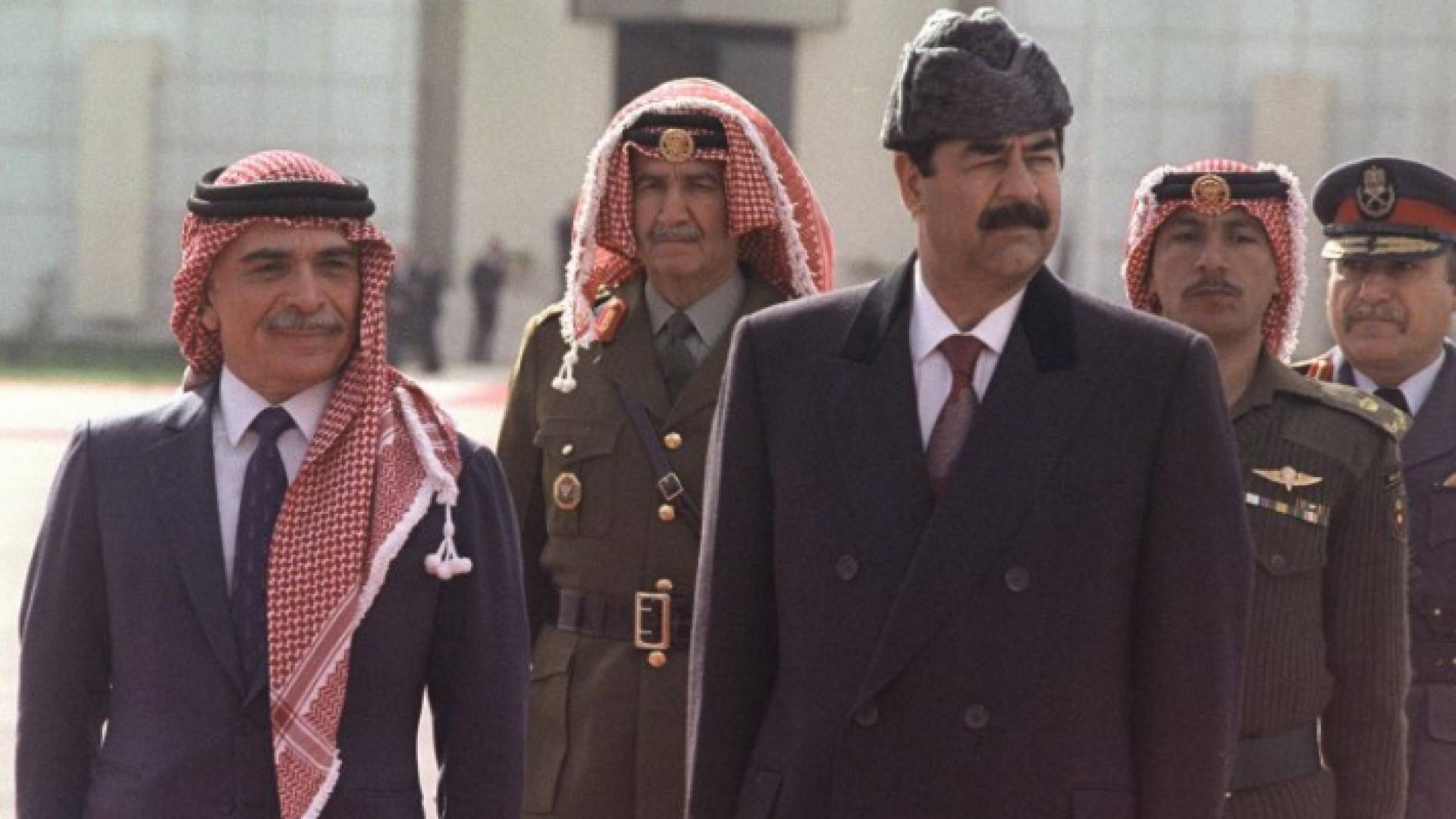 الراحلين الملك الحسين بن طلال وصدام حسين - ارشيفية