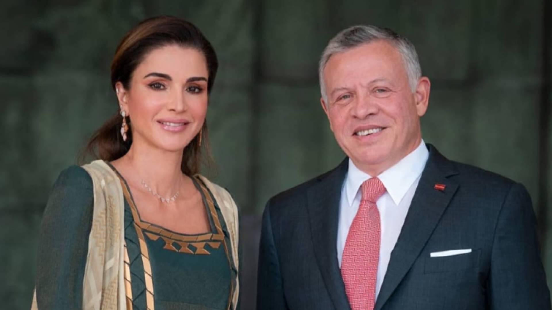 جلالة الملك عبدالله وجلالة الملكة رانيا العبدالله