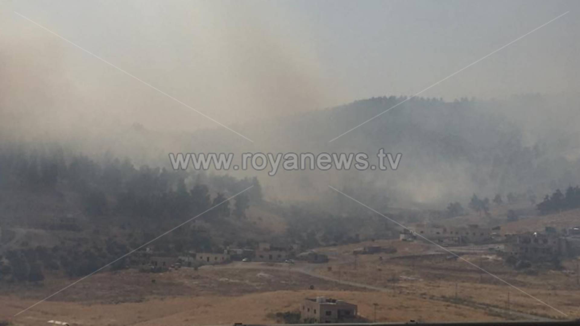 من مكان الحريق