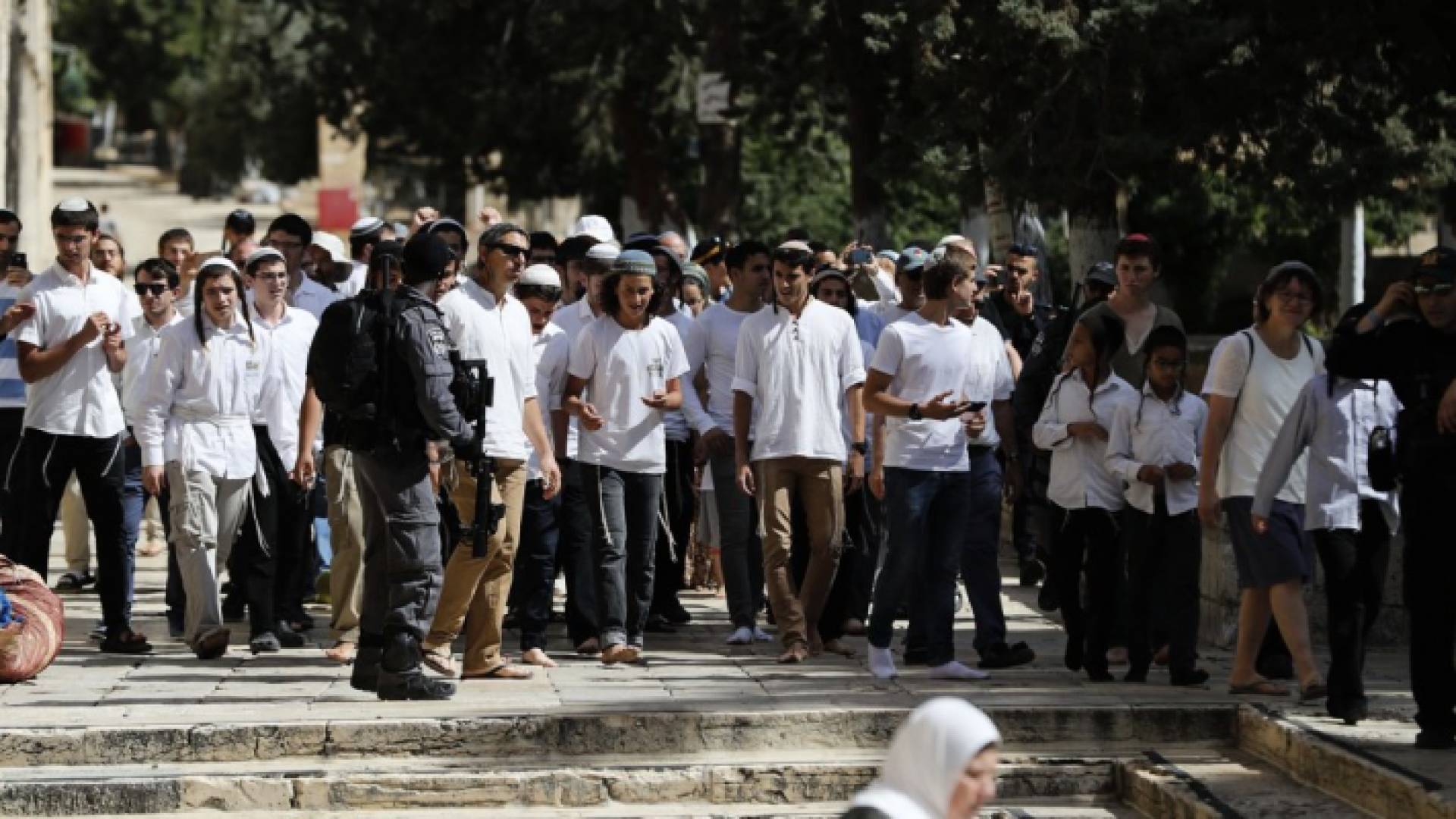 قطعان من المستوطنين يقتحمون باحات المسجد الاقصى