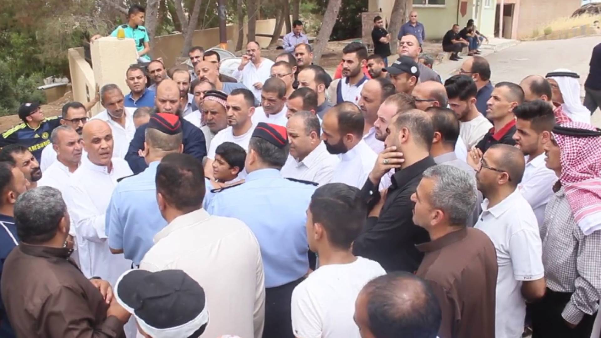 جانب من الاعتصام