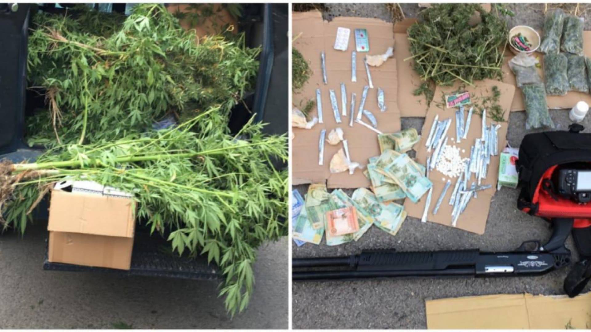 جانب من المضبوطات