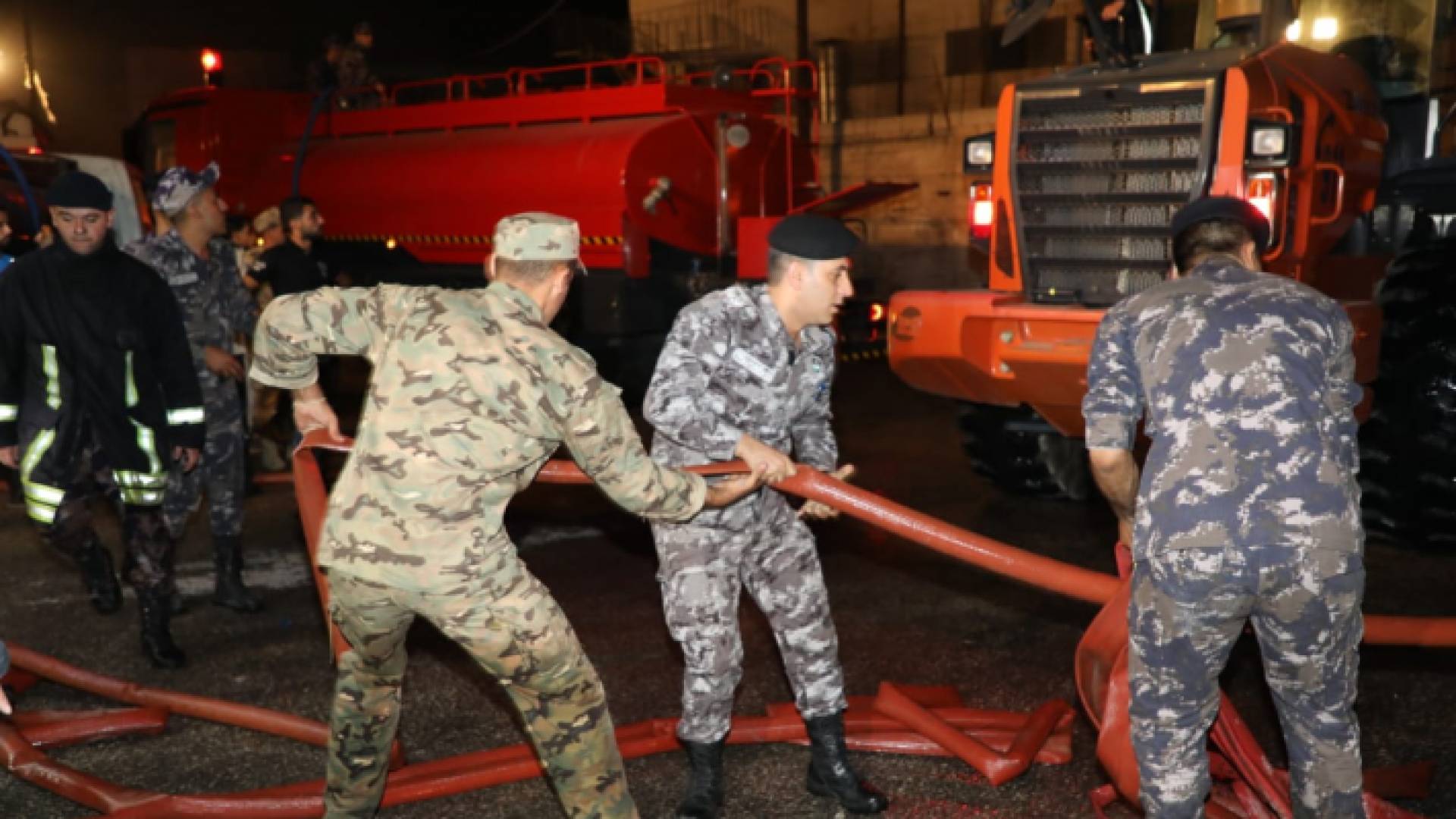 صورة من موقع الحريق