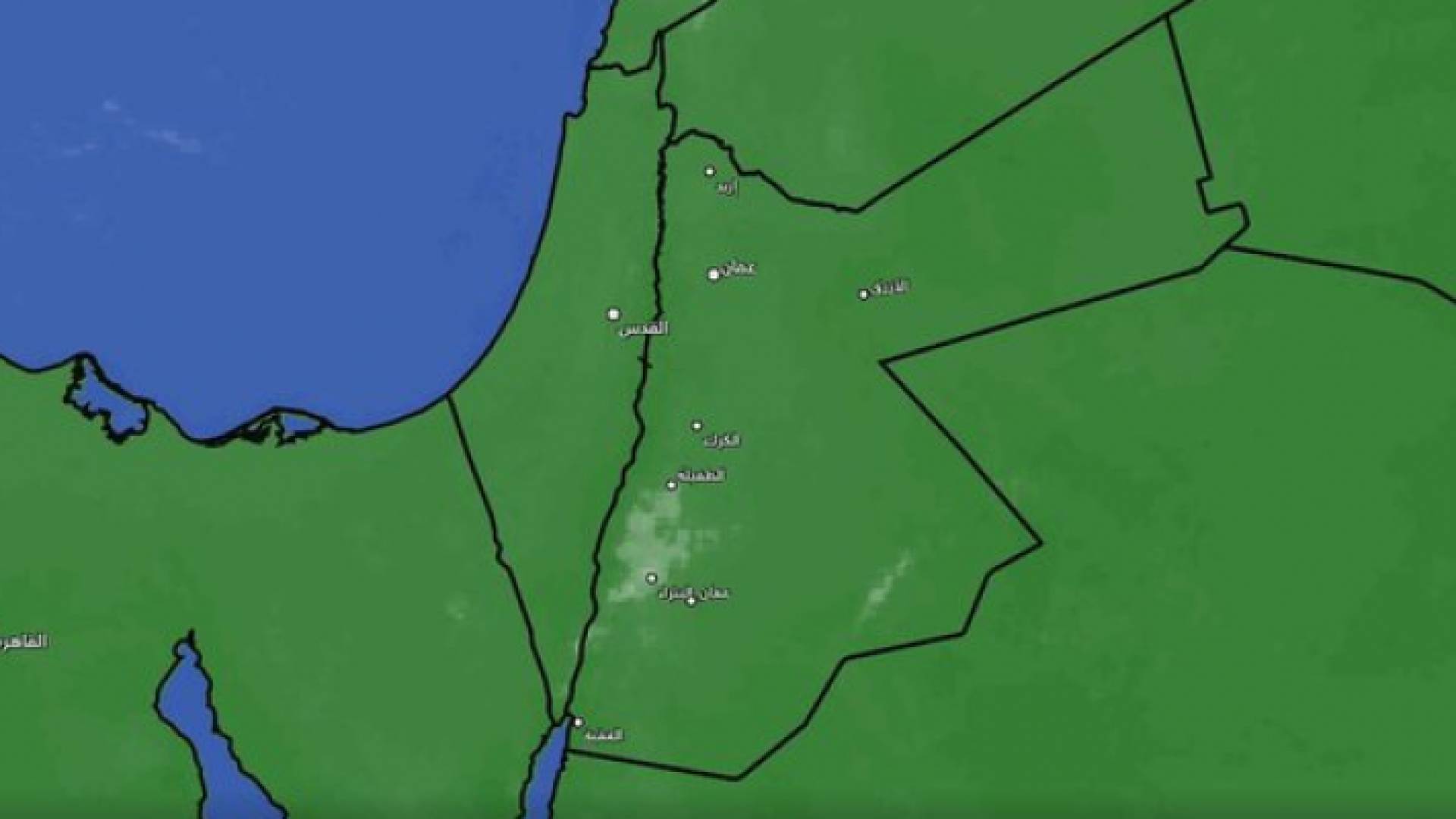 تستمر فرص هطول زخات متفرقة من الأمطار خلال الساعات القليلة القادمة