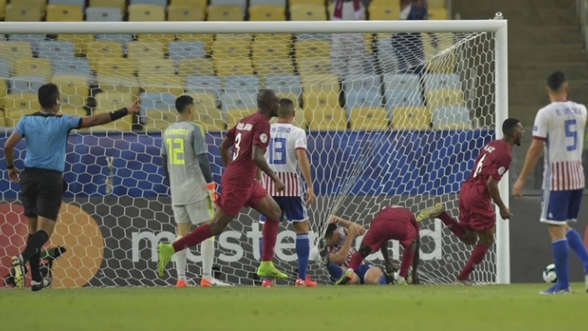 صورة من المباراة