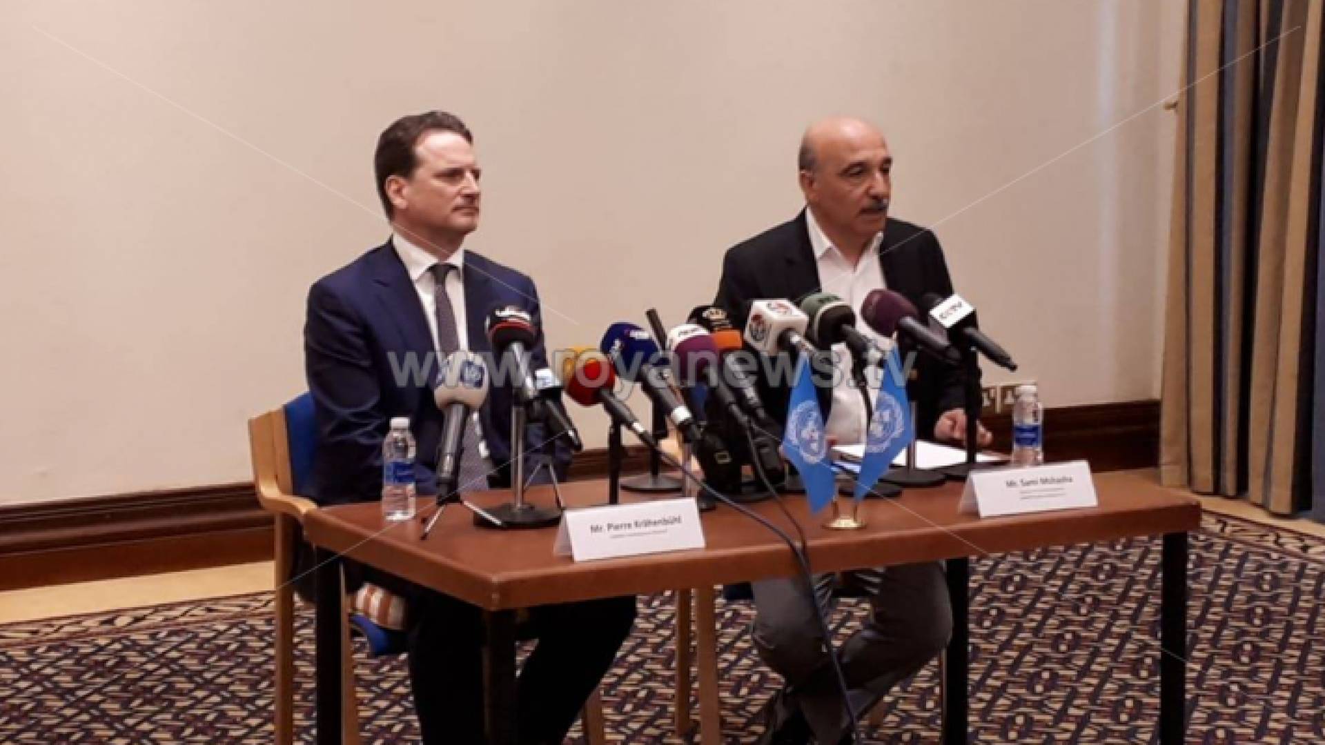 صورة من المؤتمر الصحفي