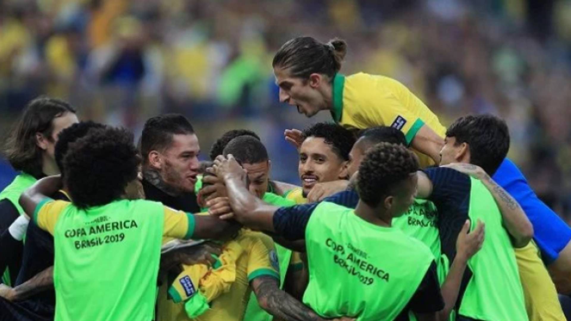 لاعبو المنتخب البرازيلي
