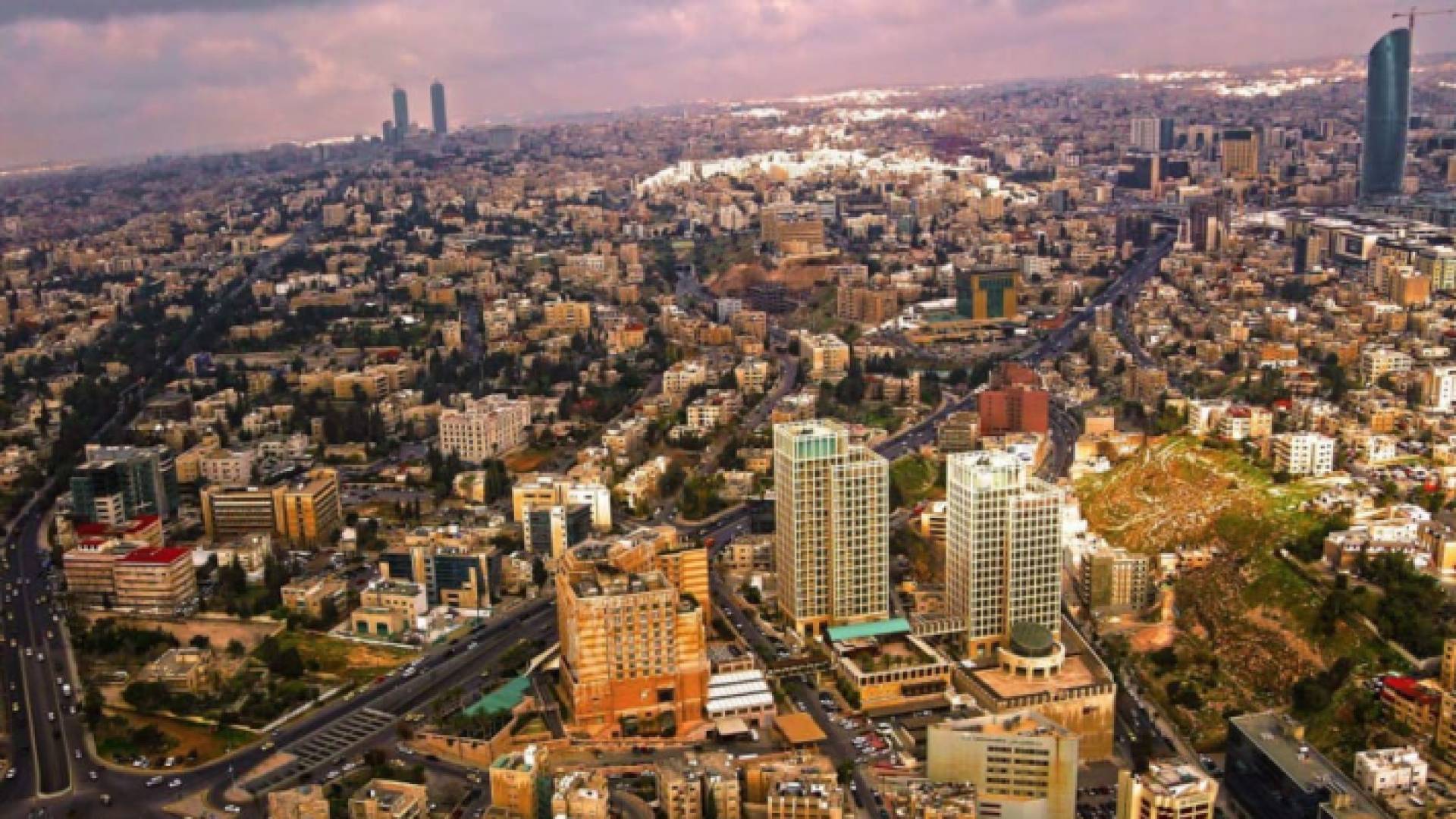 صورة عامة للعاصمة عمان