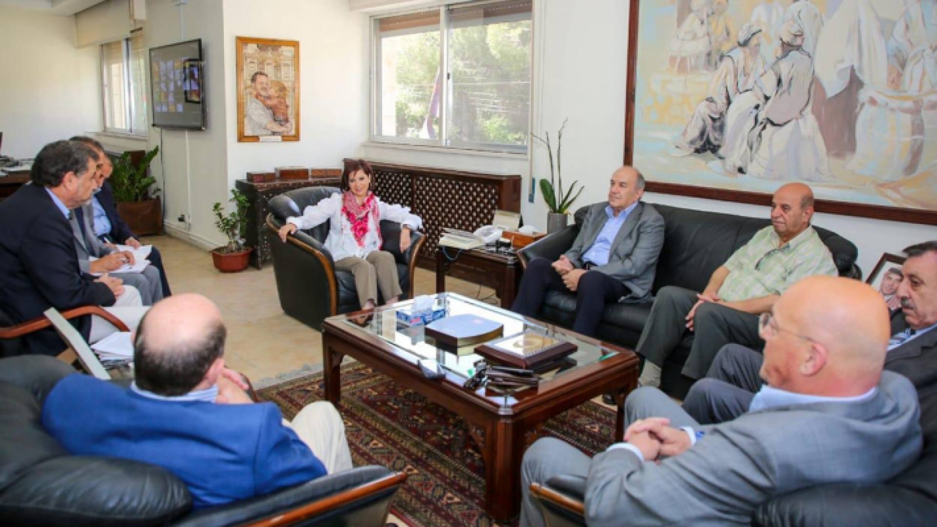 شويكة تستقبل رئيس جمعية وكلاء السياحة والسفر محمد سميح والوفد المرافق