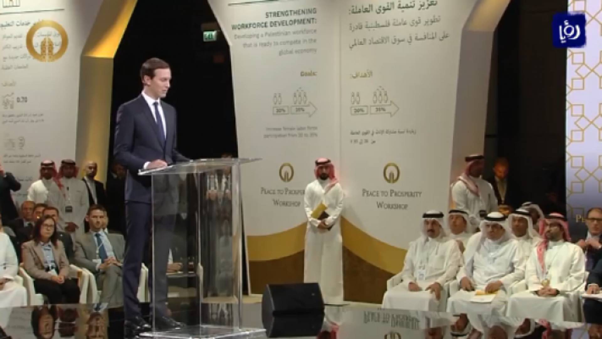 ورشة المنامة تناقش الشق الاقتصادي من خطة السلام الأمريكية