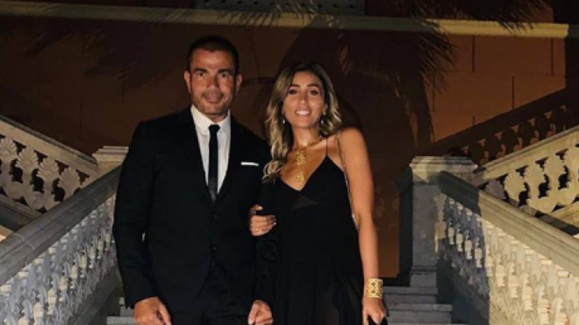 عمرو دياب ودينا الشربيني