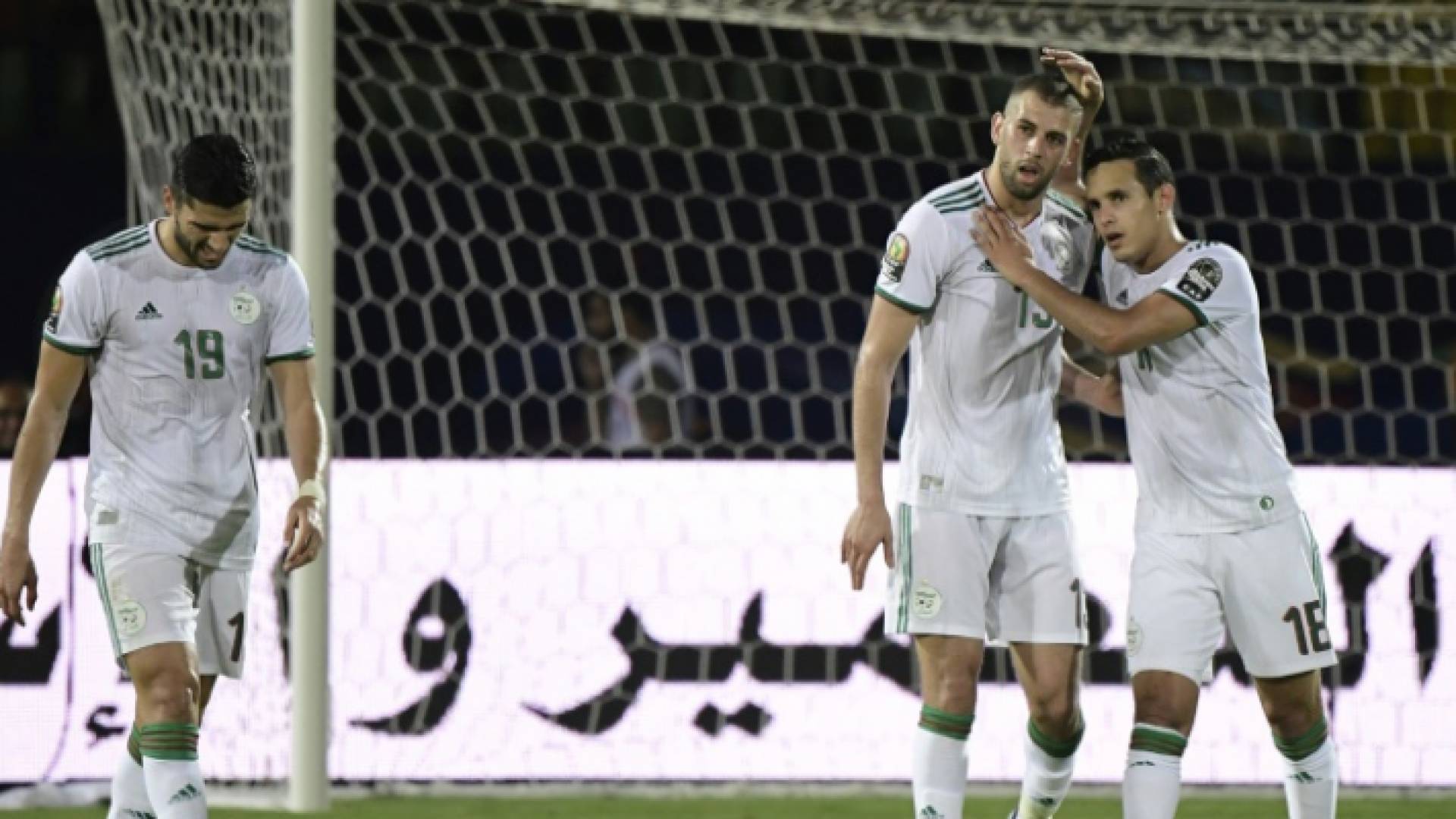 لاعبو المنتخب الجزائري