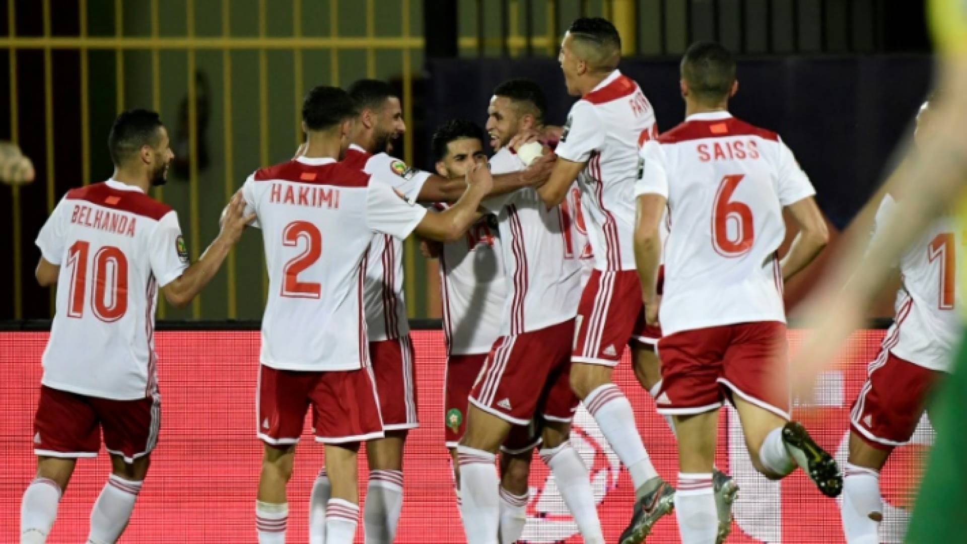 لاعبو المنتخب المغربي