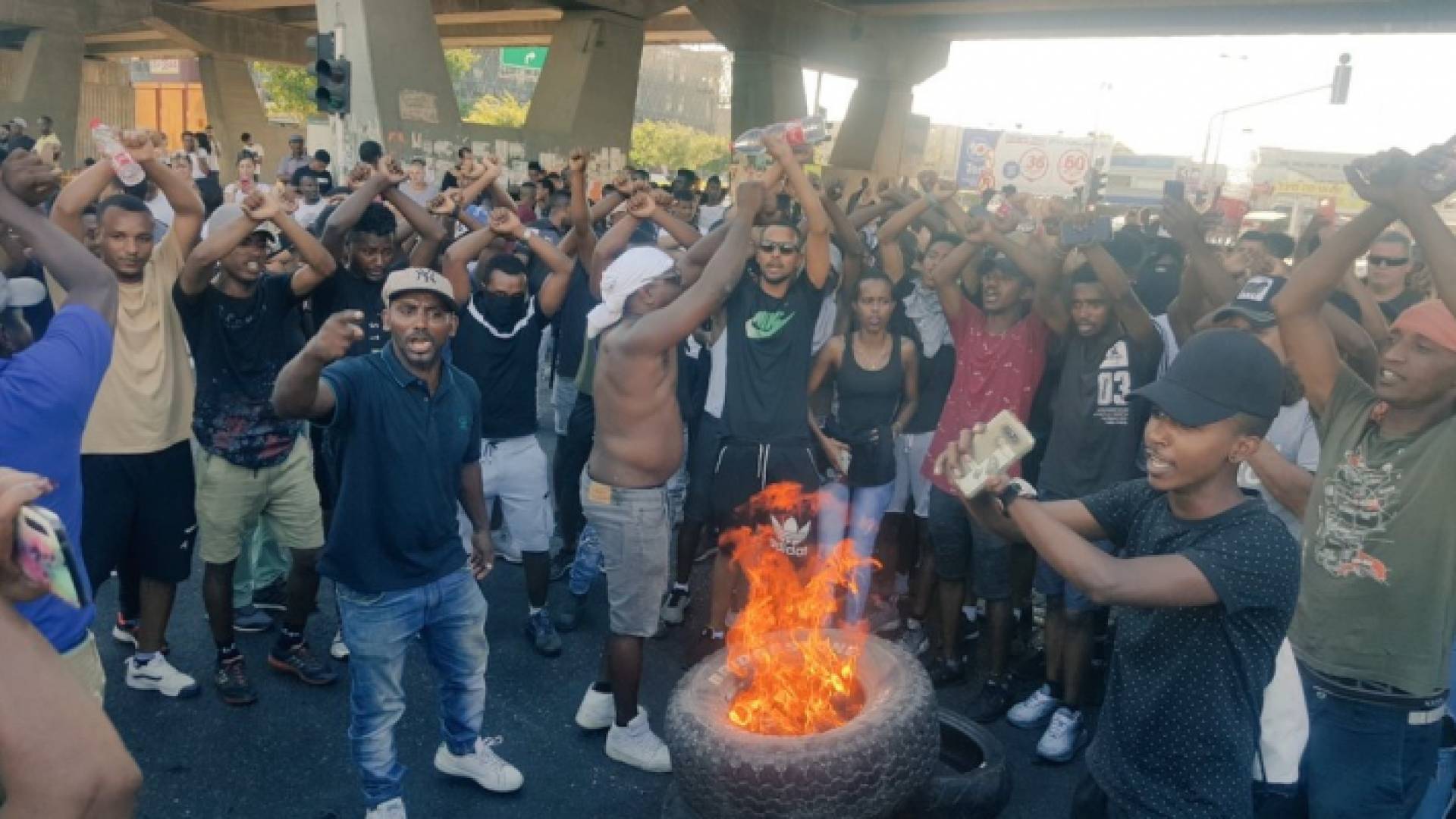 احتجاجات لليهود الاثيوبيين في تل آبيب