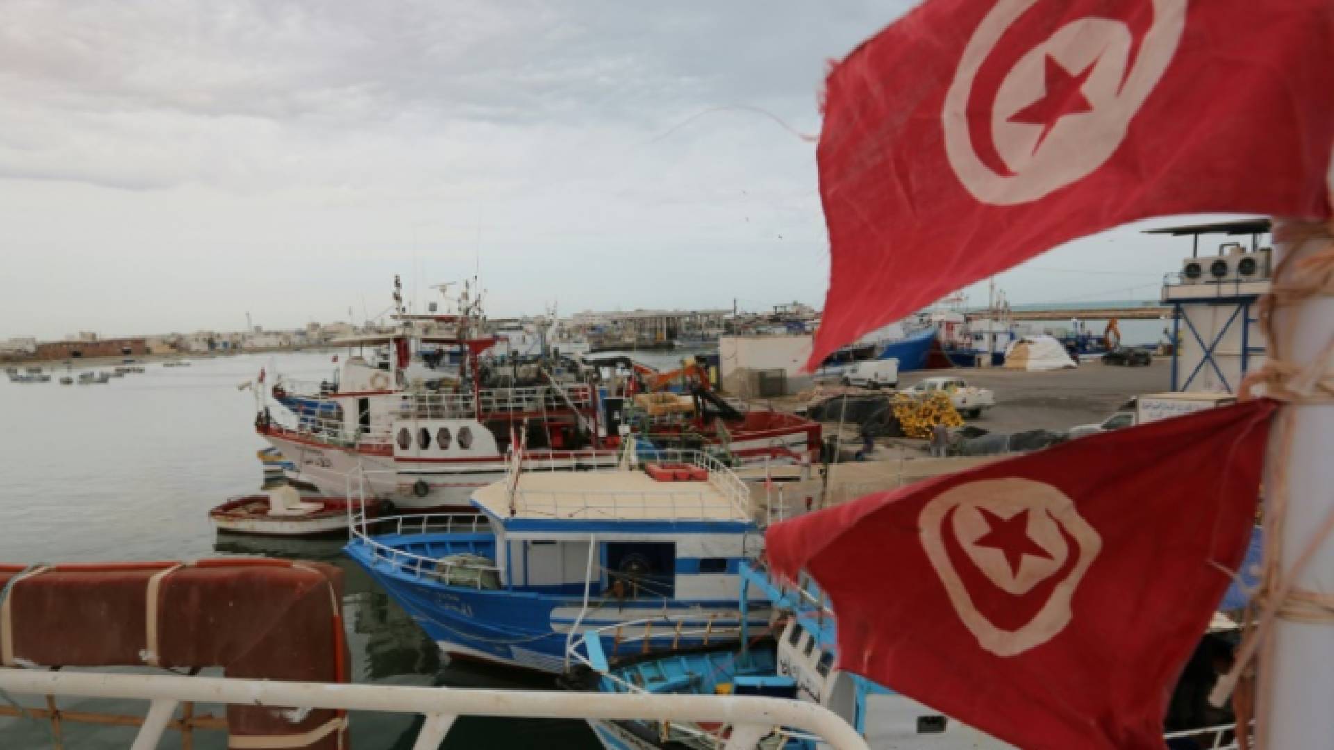 ميناء جرجيس في جنوب تونس