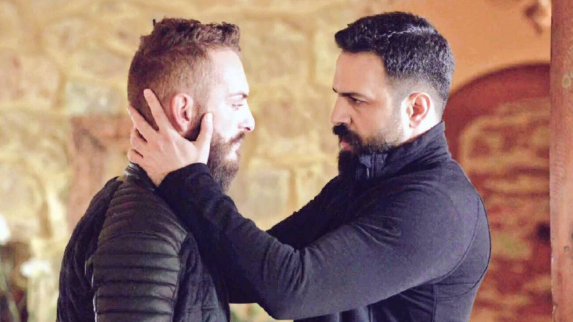 تيم حسن واويس مخللاتي في احد مشاهد مسلسل الهيبة
