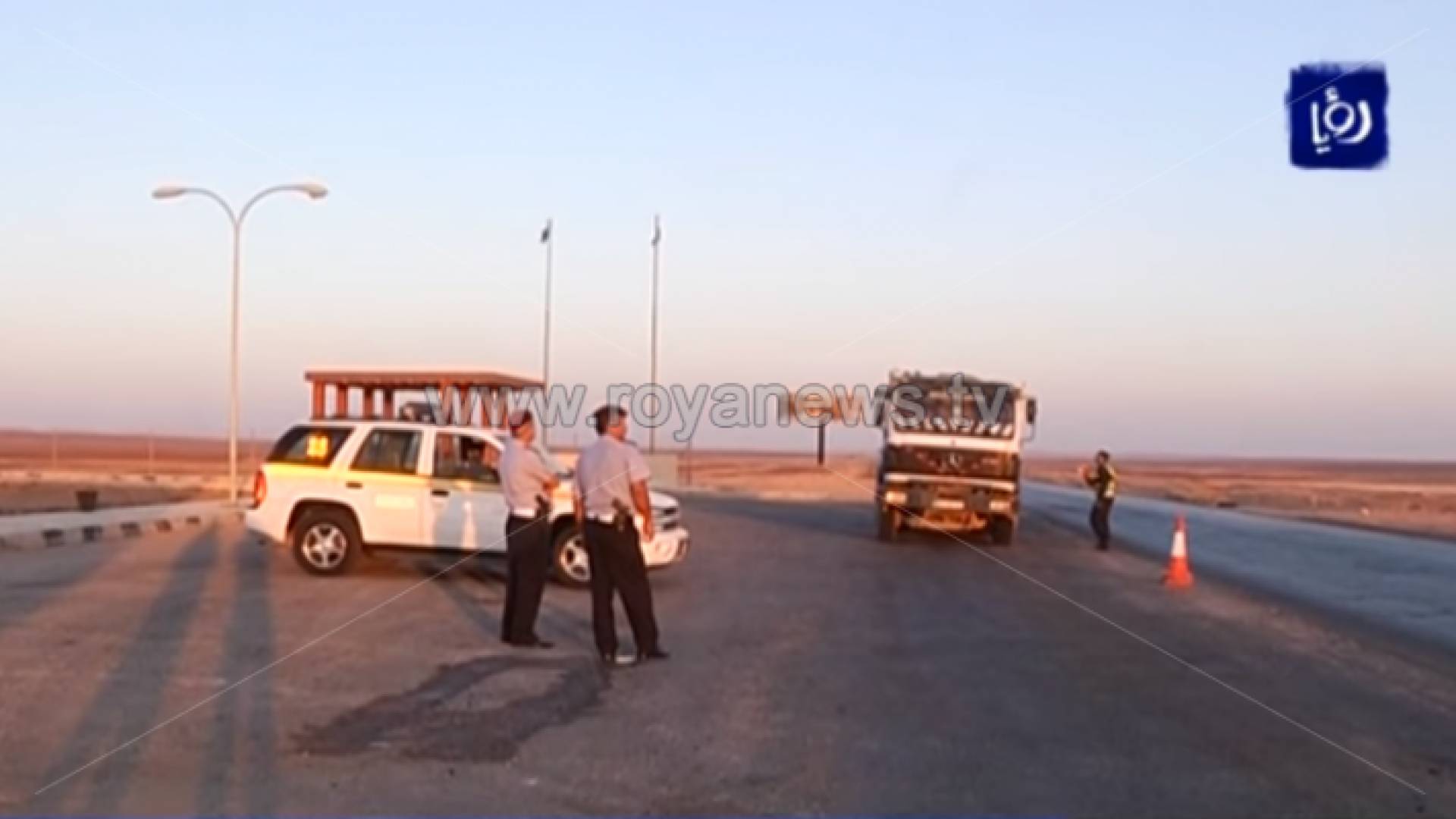 تم ضبط مركبة تسير بسرعة 224 كم على طريق الازرق قبل أسابيع