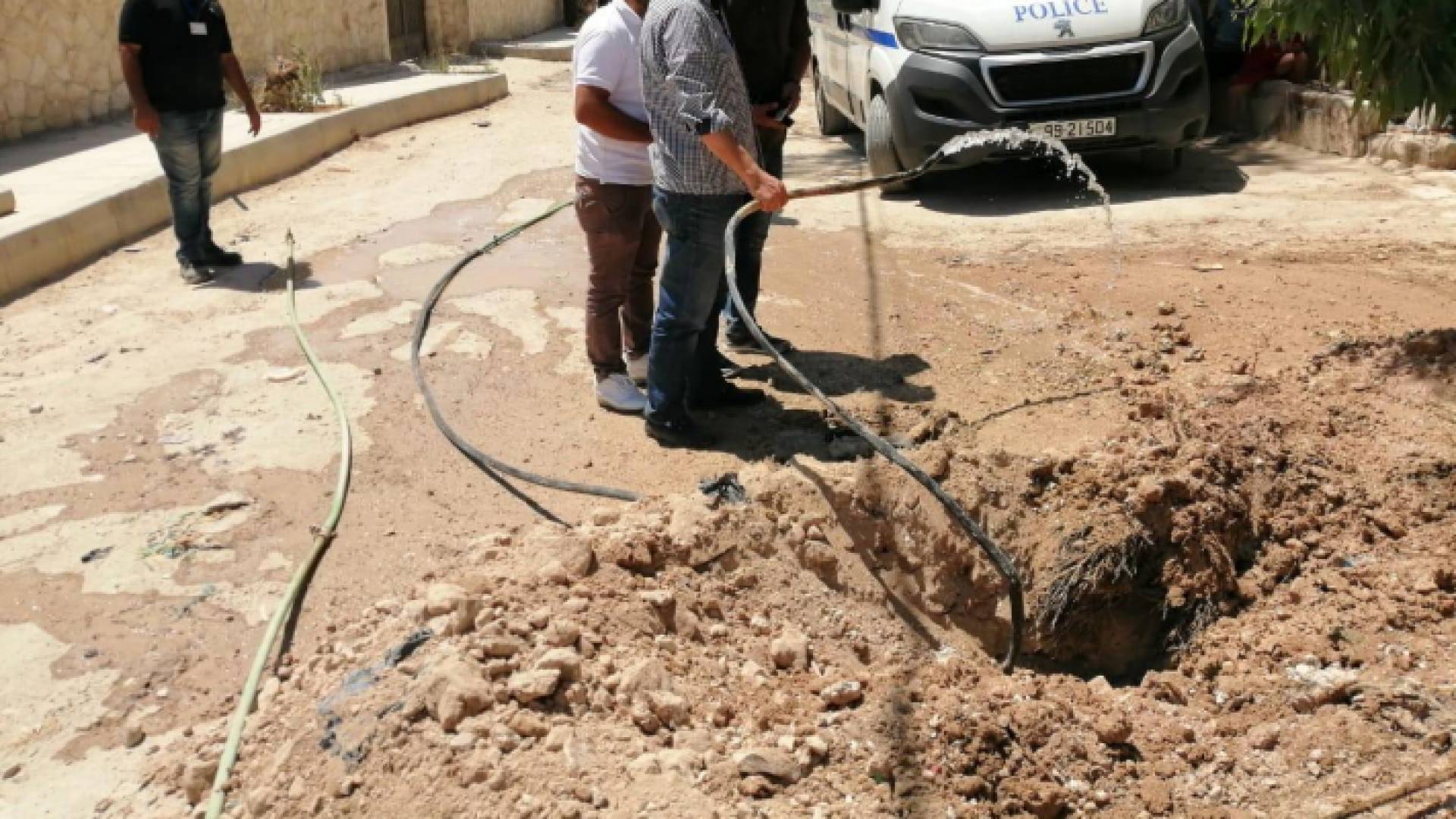 من الحملة التي قامت بها وزارة المياه