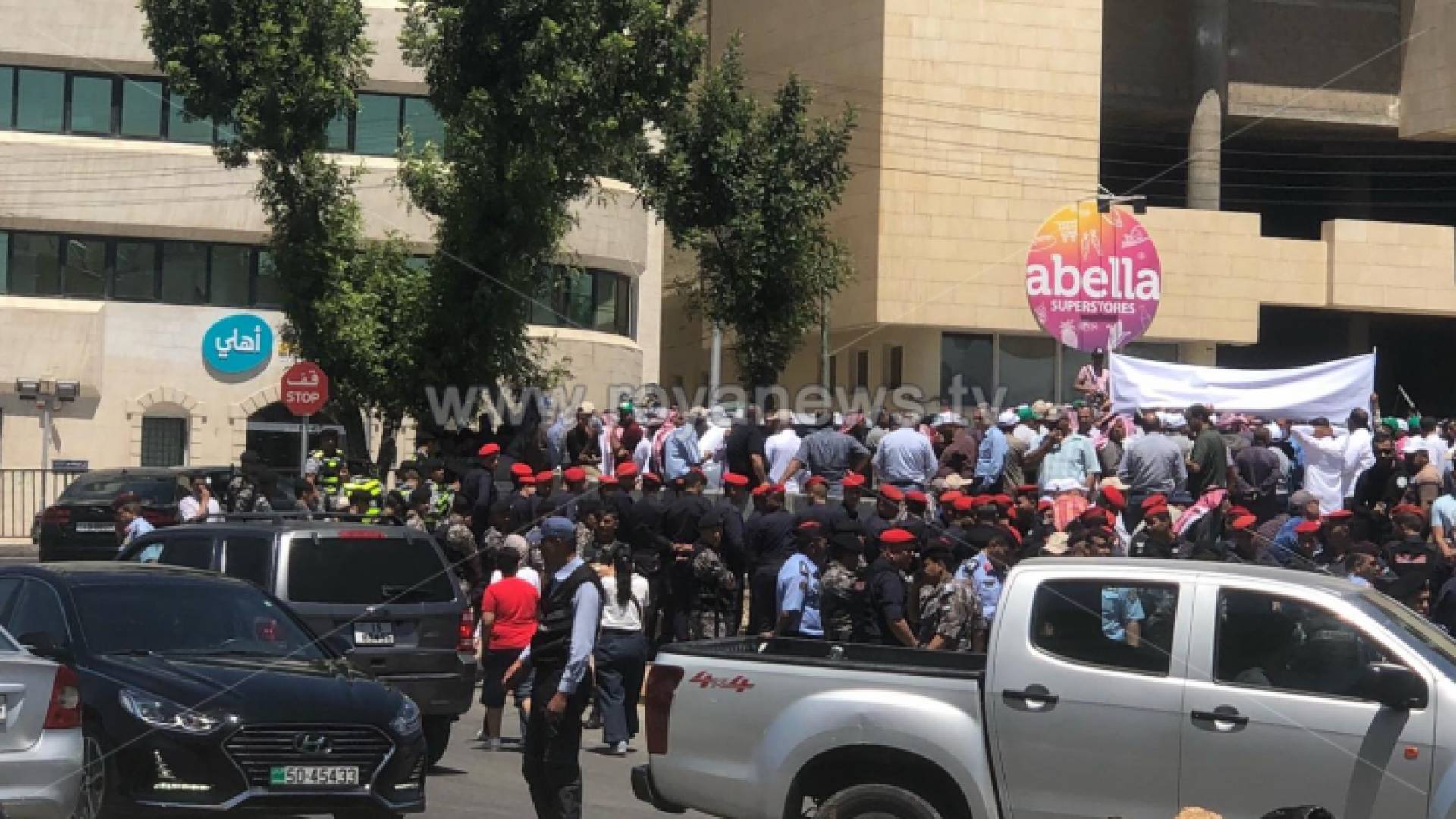 جانب من الاعتصام