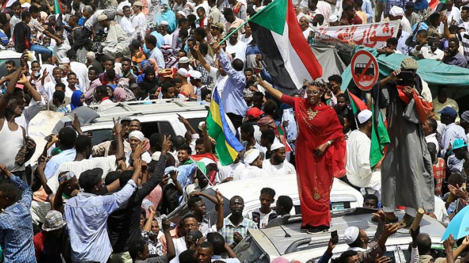 احتجاجات في مدينة الخرطوم