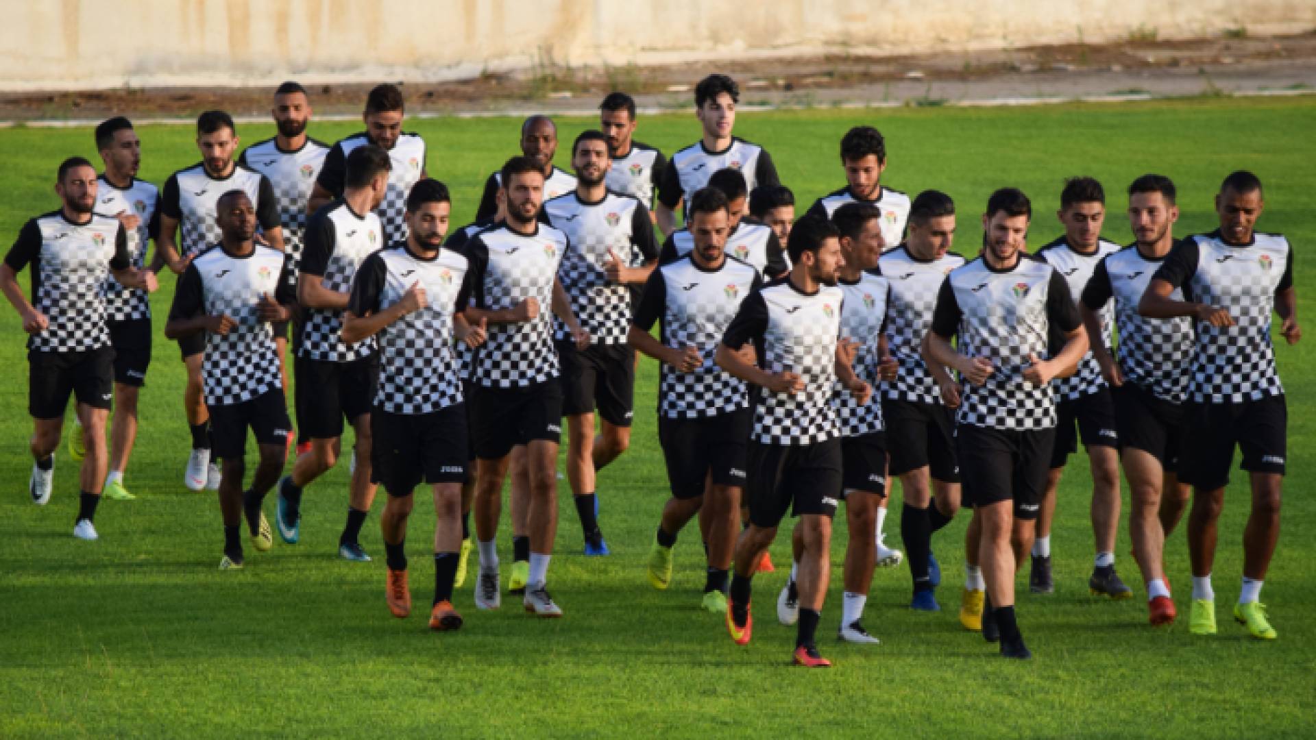 منتخب النشامى يصعد تحضيراته- من موقع الاتحاد الاردني لكرة القدم