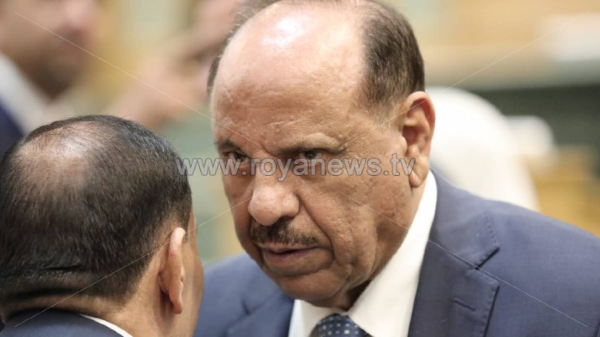 وزير الداخلية سلامة حماد خلال حضوره جلسة النواب في دورته الاستثنائية