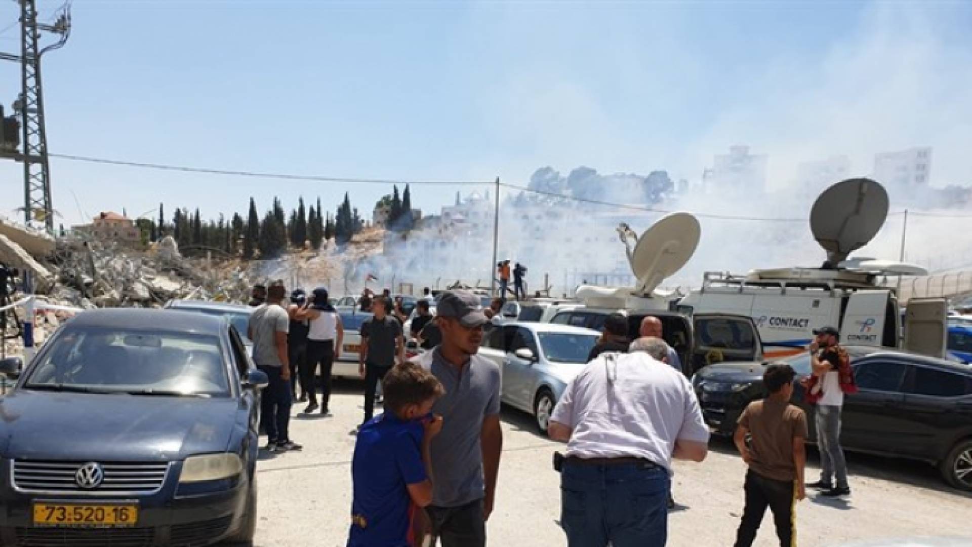 إصابة عشرات الفلسطينيين خلال اقتحام الاحتلال حي واد الحمص بالقدس