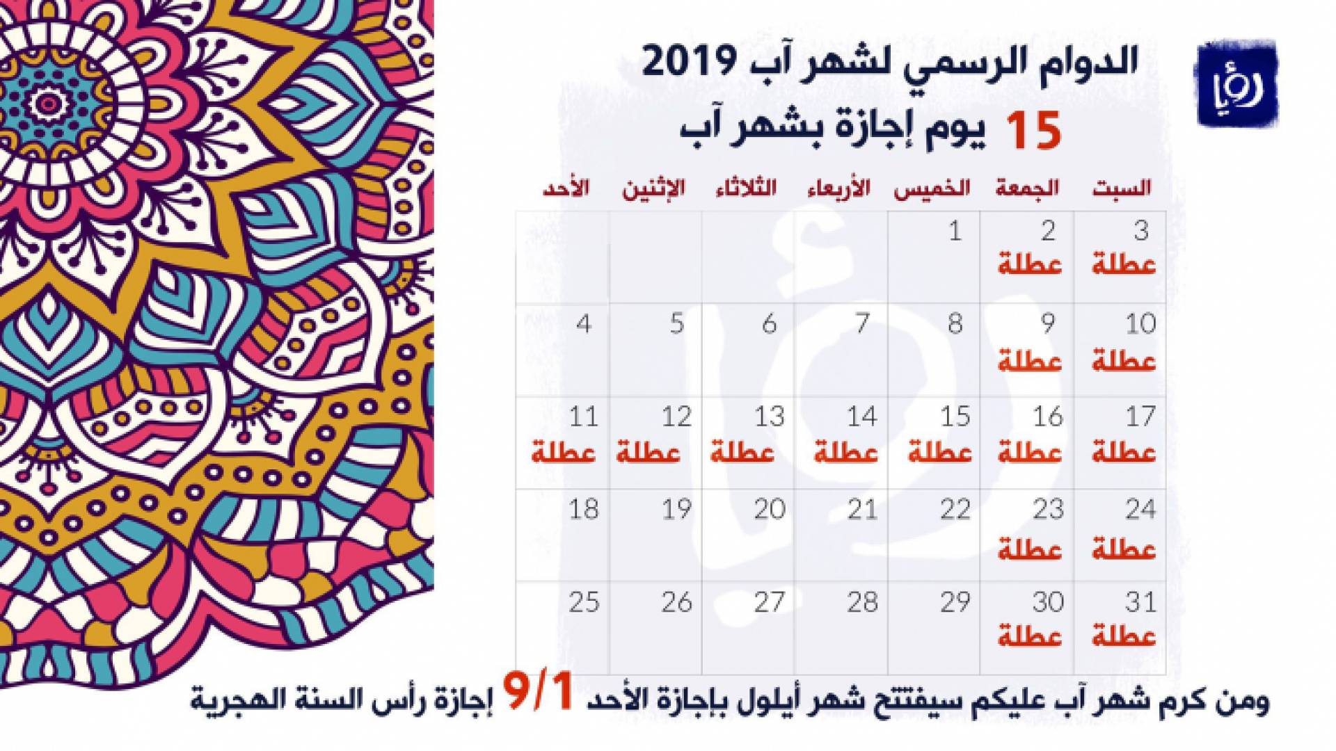 ترقب لقرار حكومي بتحديد موعد عطلة عيد الاضحى