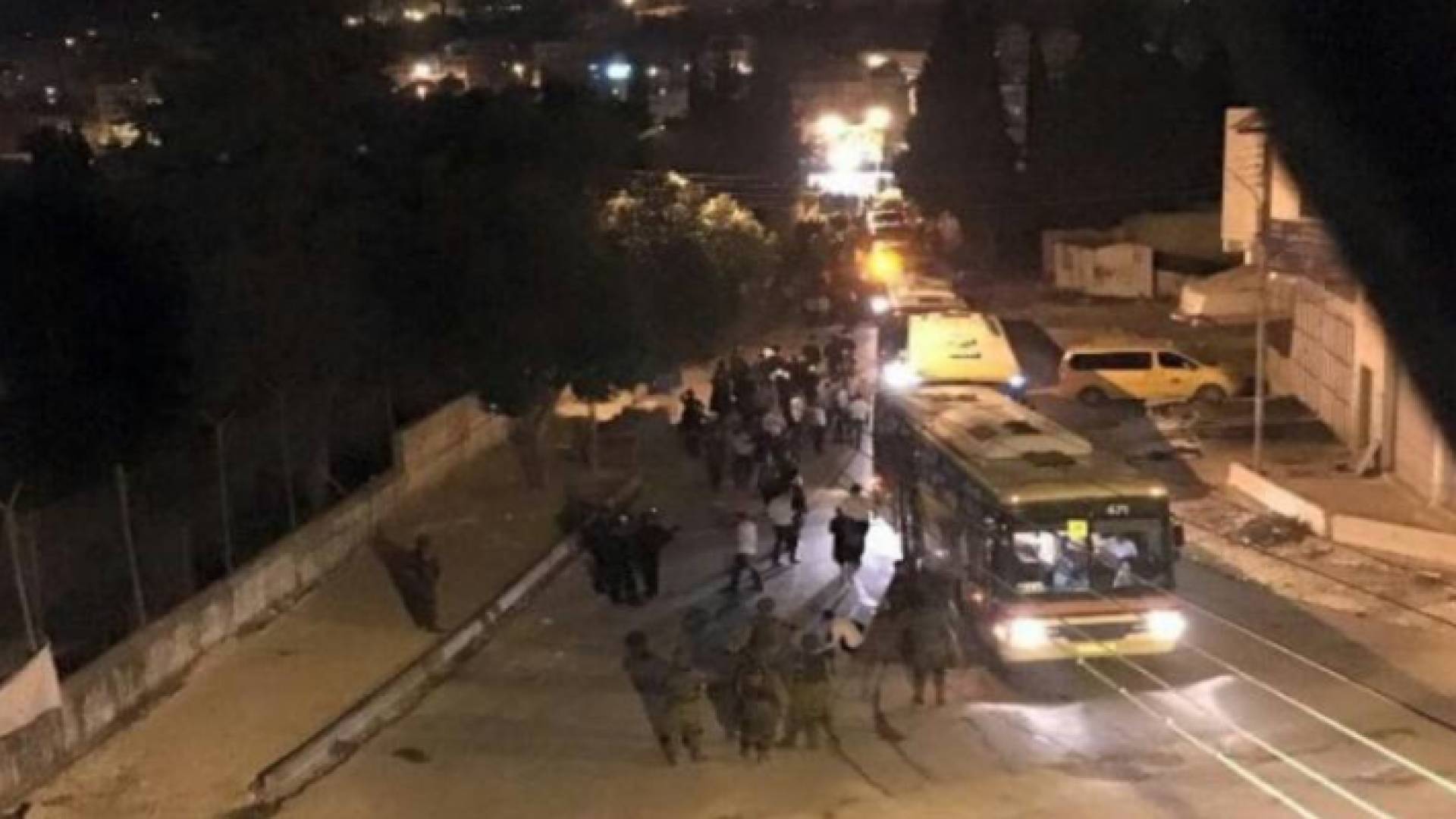 خلال مواجهات الفلسطينيين مع قوات الاحتلال